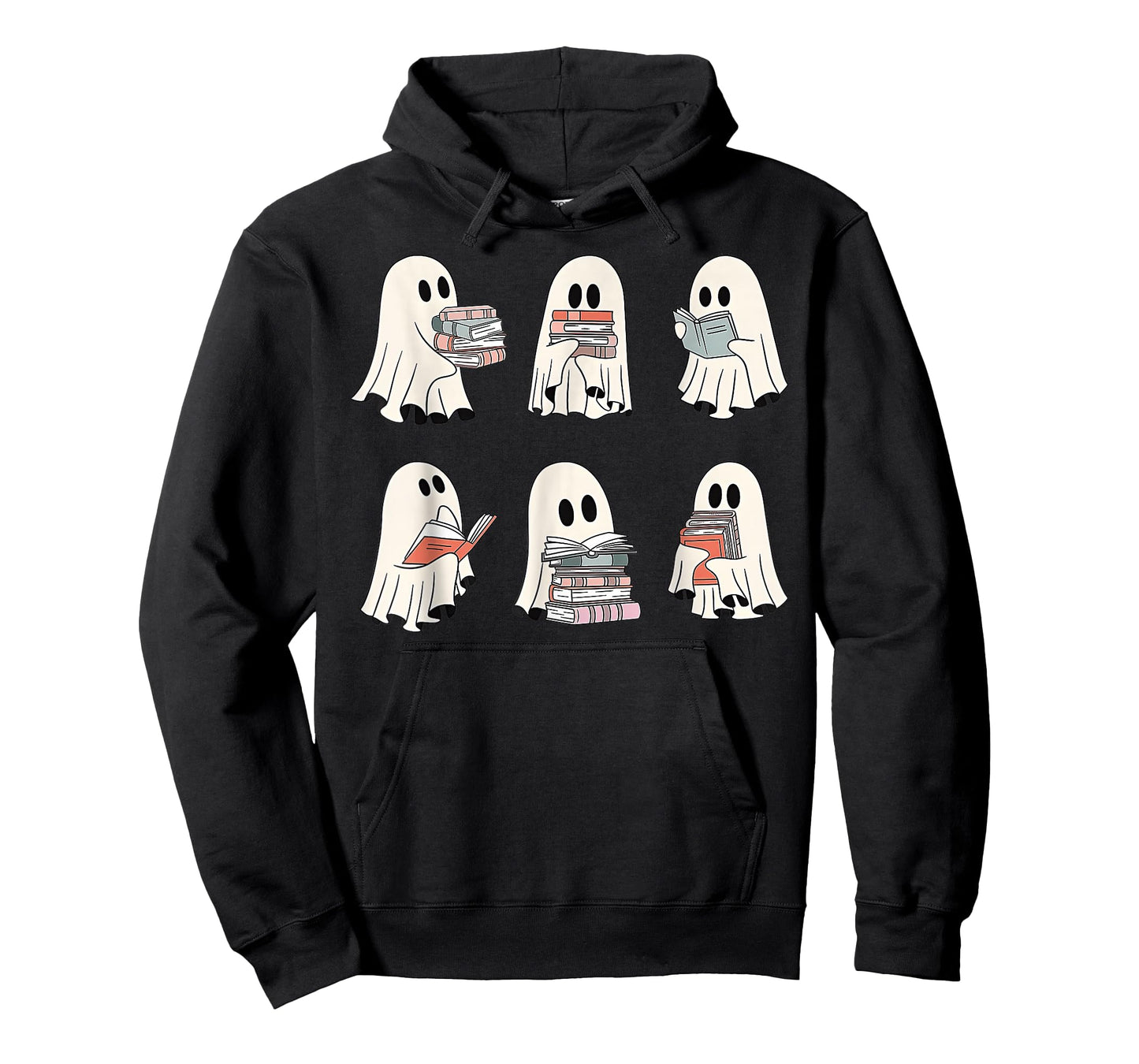 Ghost Reading Teacher Halloween Costume Book Lover T-Shirt