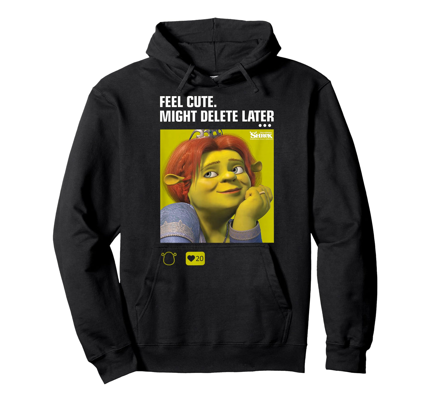 Shrek Fiona Feel Cute Might Delete Later Meme T-Shirt