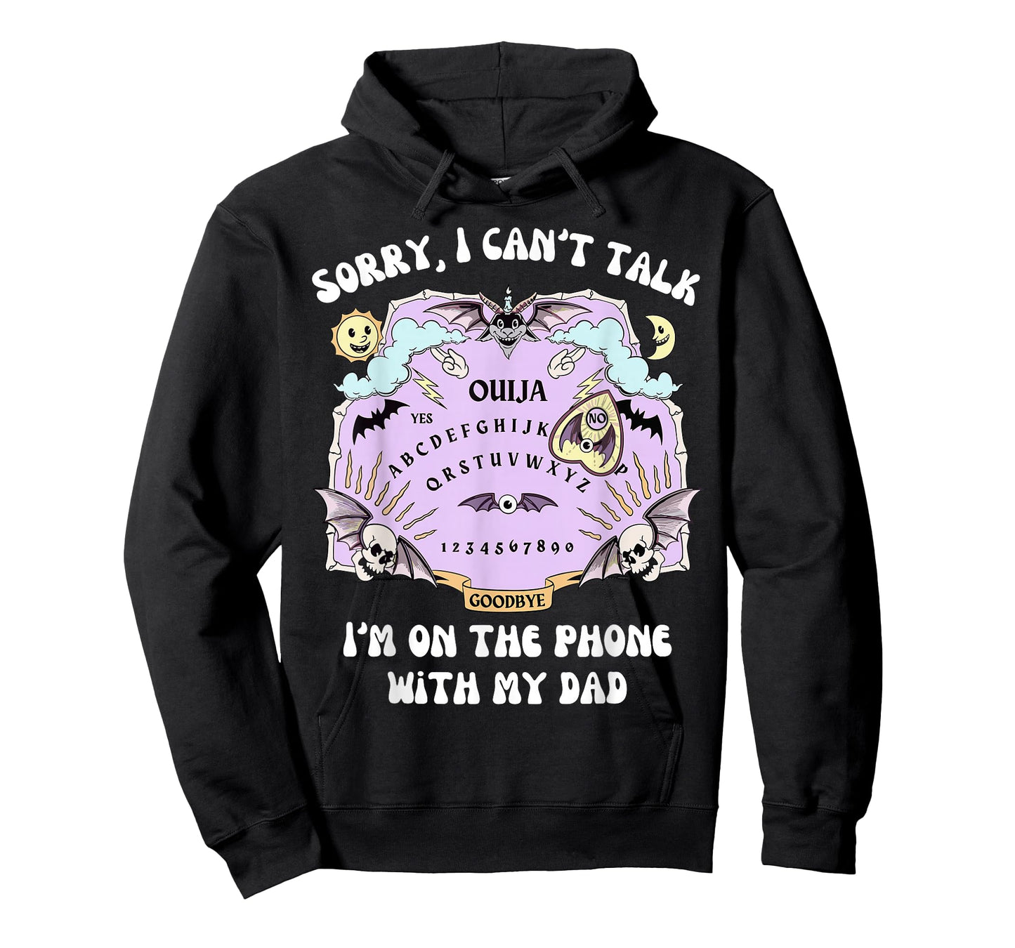 Fun Sorry I Cant Talk Im On The Phone with My Dad Halloween T-Shirt