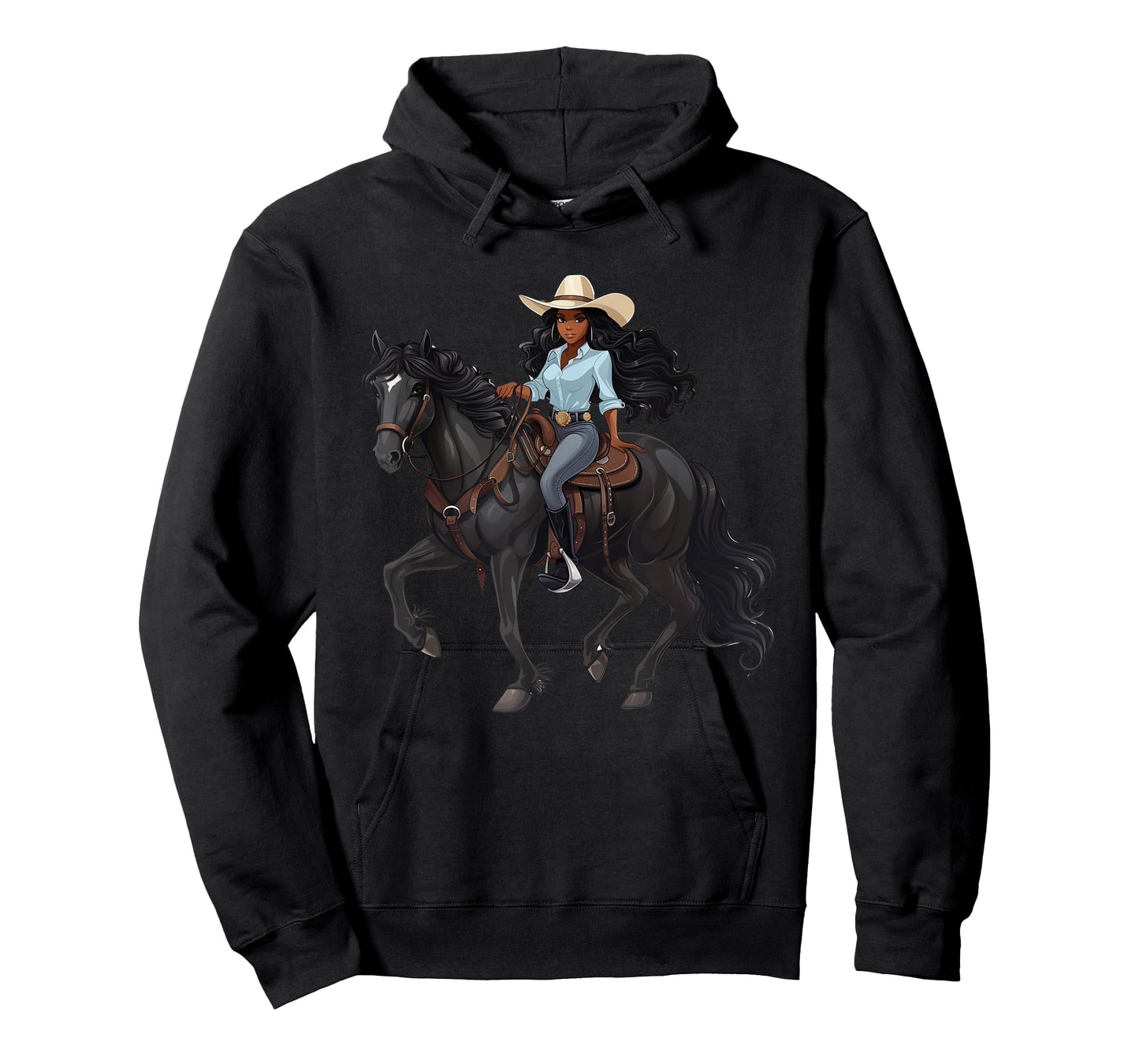 Howdy Black Cowgirls African American Texas Melanin Woman T-Shirt