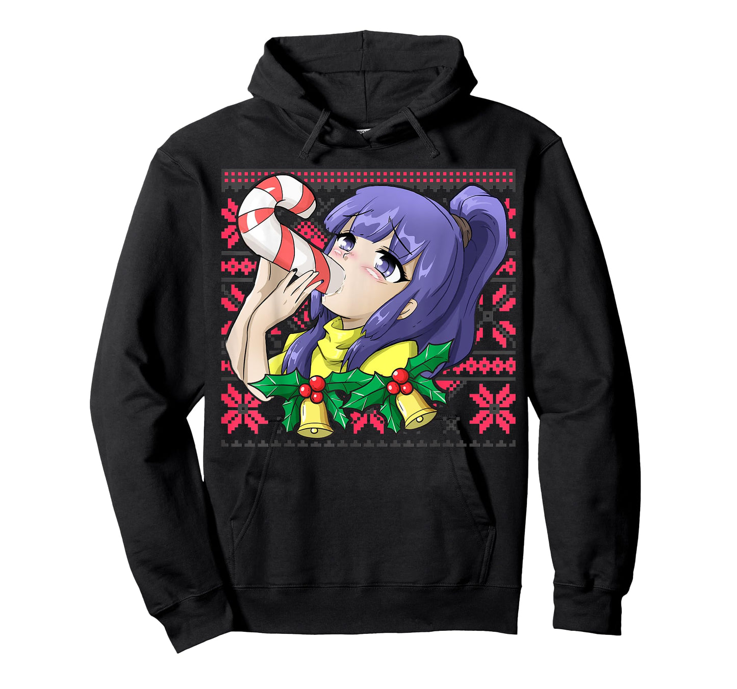 Ugly Christmas Otaku Ahegao Ecchi Etchi Lewd Hentai Kawaii T-Shirt
