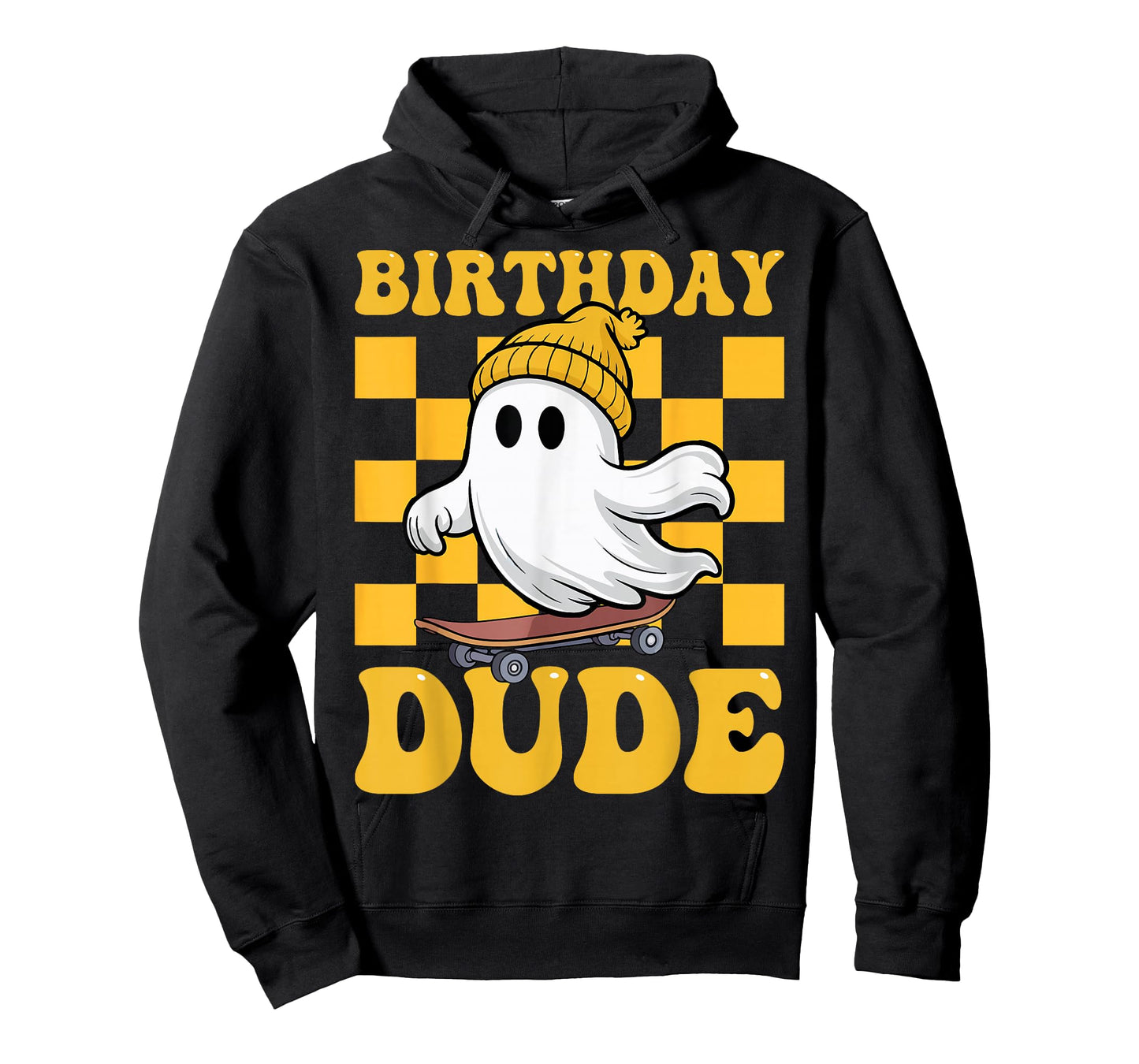 October Birthday Dude Ghost Halloween Spooky Skateboarding T-Shirt