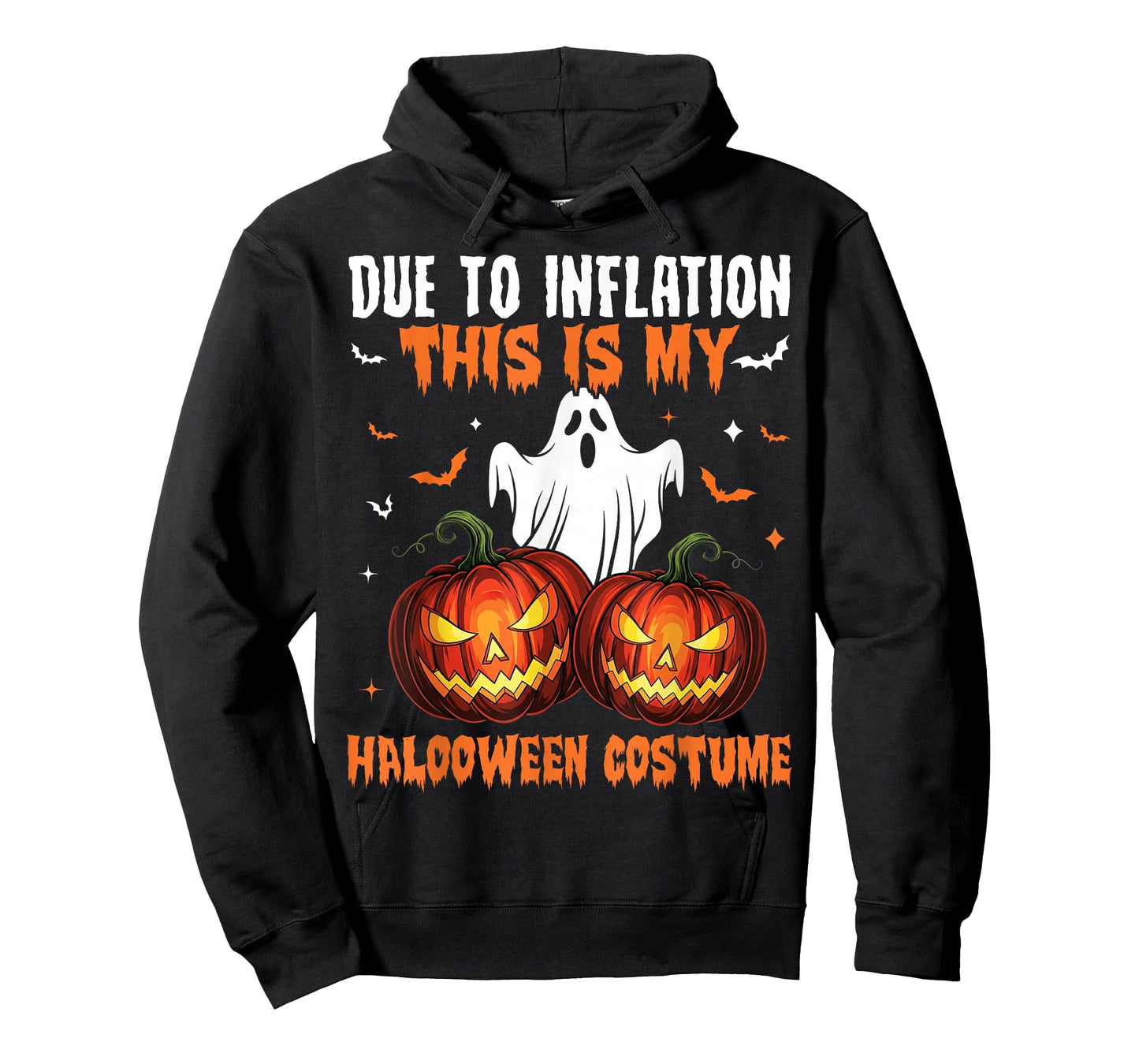 Funny Due to Inflation This is My Halloween Costume Pumpkin T-Shirt