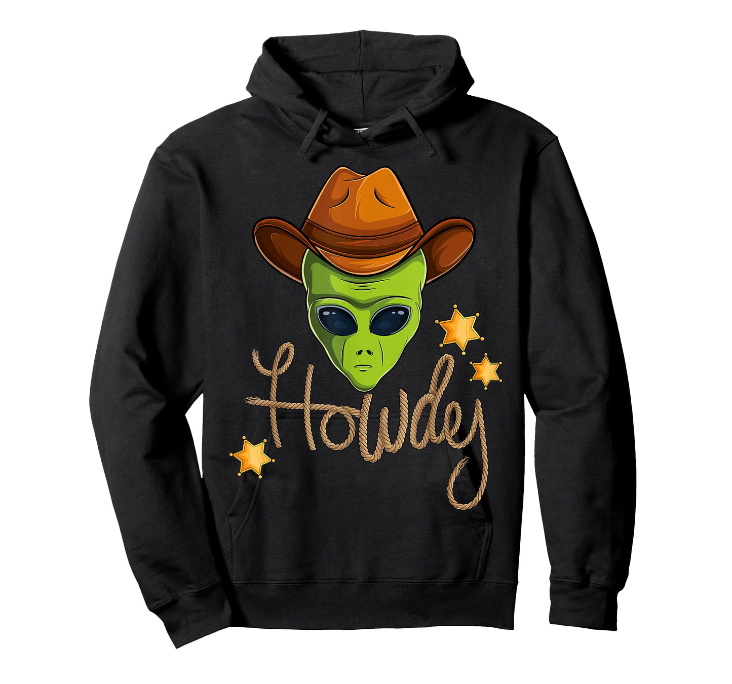 Funny Cowboy Alien Howdy Space UFO Western Rodeo Men Women T-Shirt