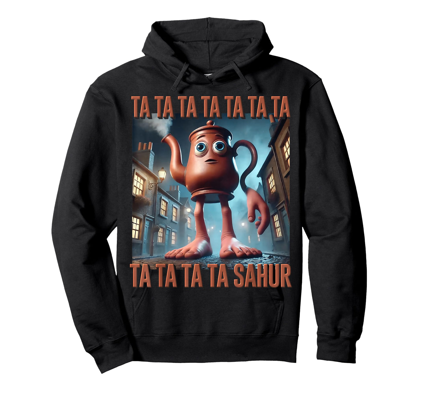 Ta Ta Ta Sahur Tea Pot AI Monster Italian Brainrot Kids Boys T-Shirt
