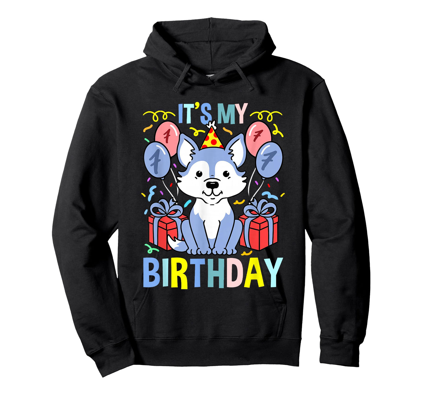 Its My 7th Birthday Wolf T-Shirt