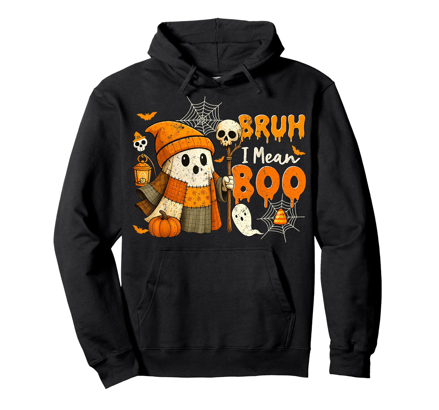 Bruh I Mean Boo Spooky Ghost Costume Funny Trick Or Treat T-Shirt