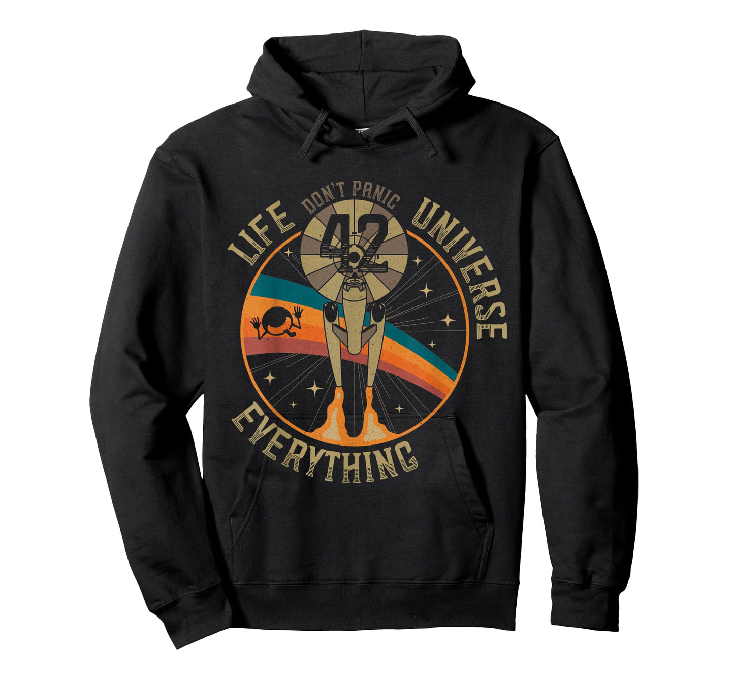 Vintage 42 Answer to Life The Universe and Everything Retro T-Shirt