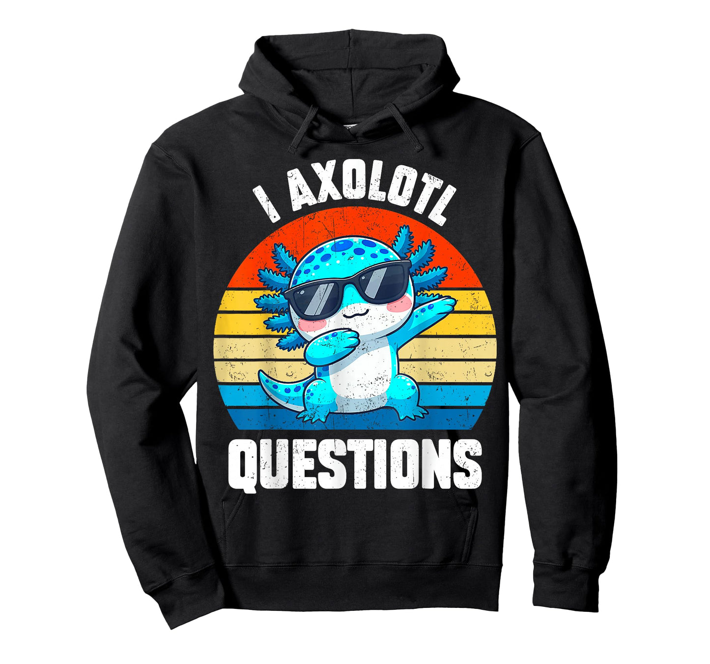 CuteI Axolotl Questions Kids Toddler Teens Boy Anime Kawaii T-Shirt