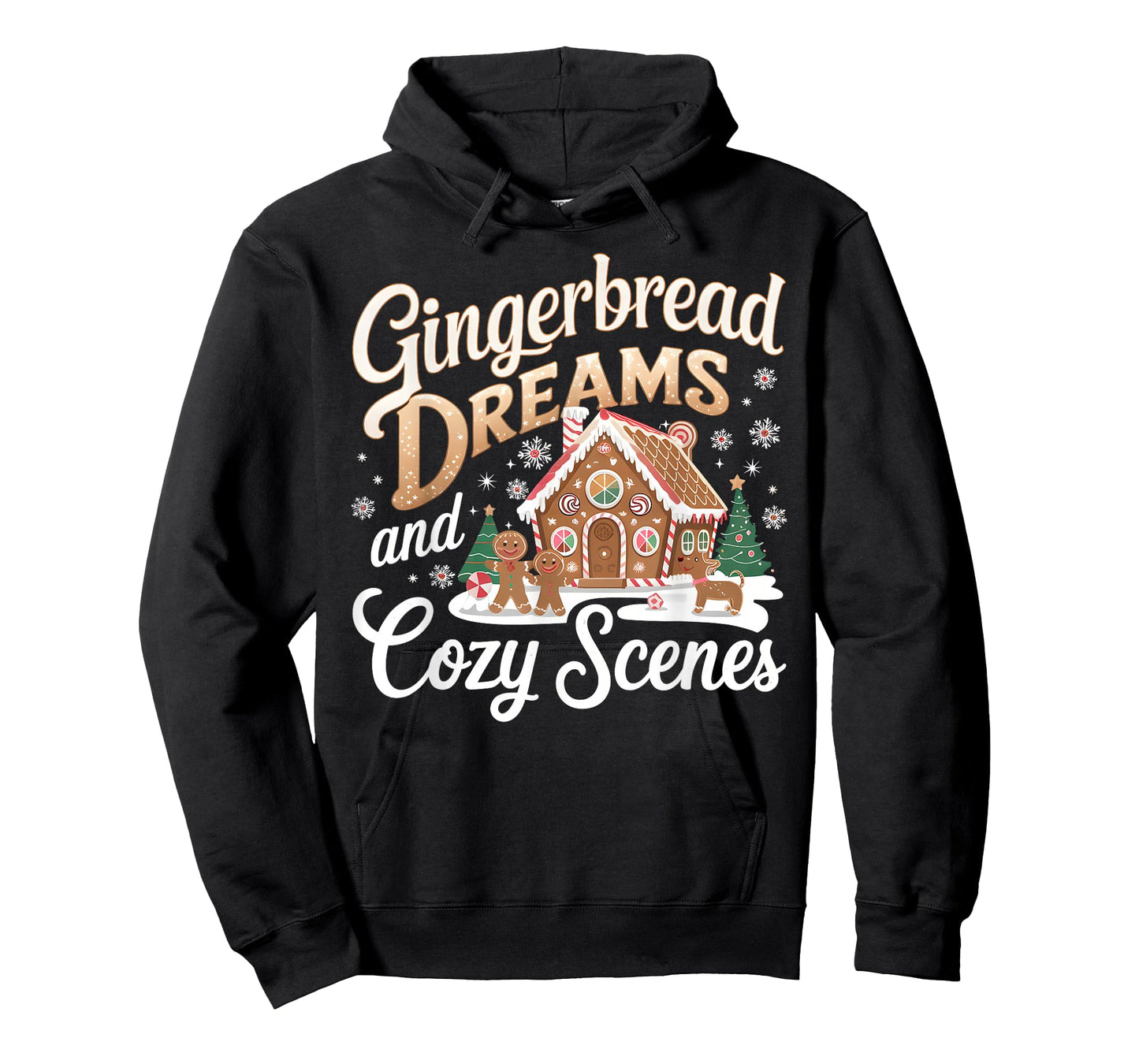 Funny Christmas Gingerbread House Cozy Winter Holiday Baking T-Shirt