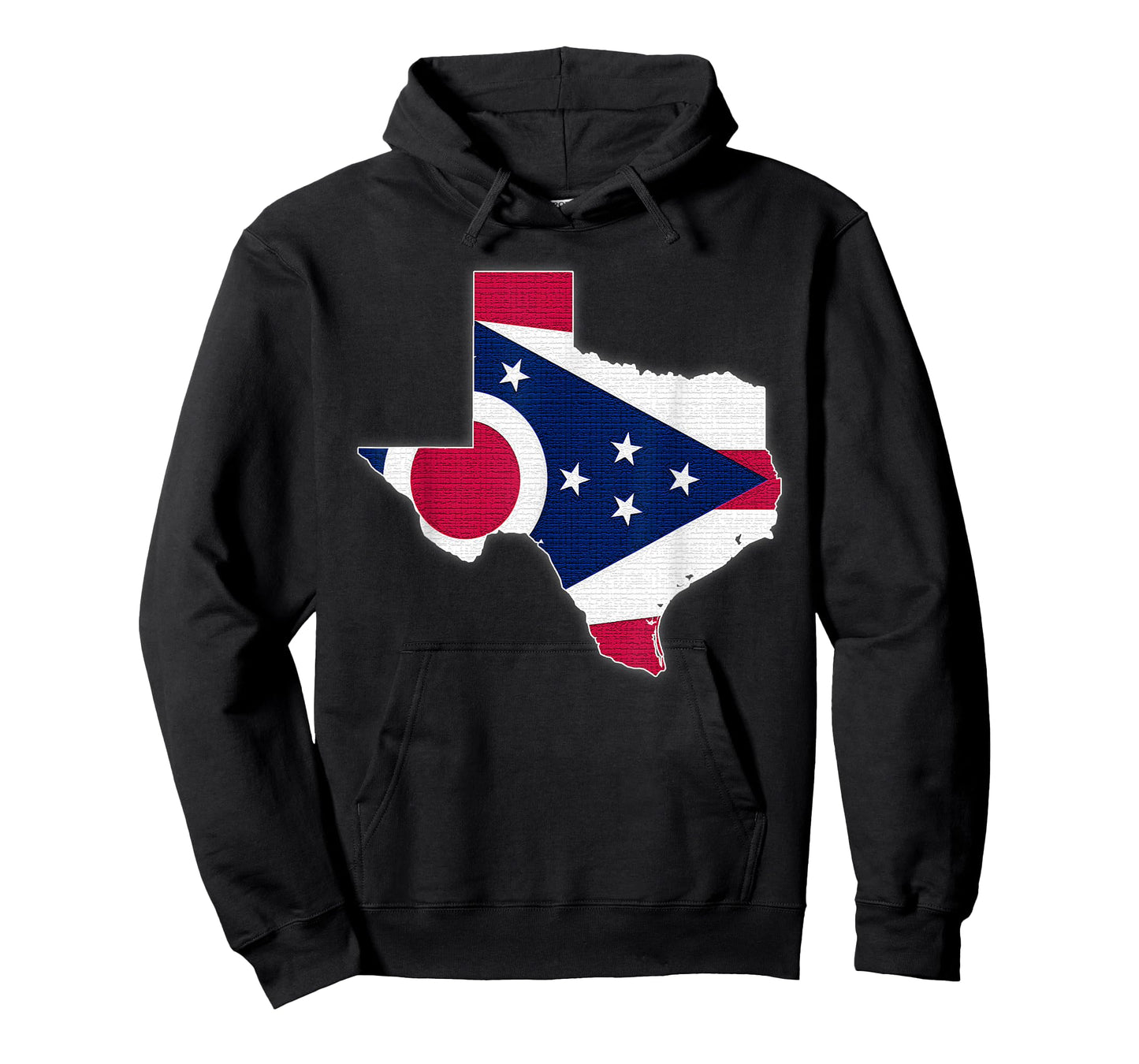 TEXAS STATE MAP OHIO OH Flag Roots Men Women Gift T-Shirt