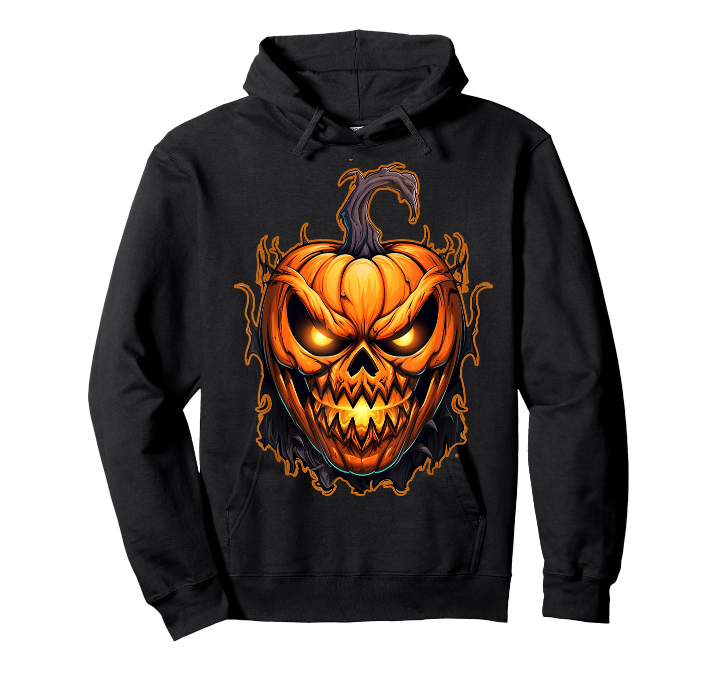 Funny Fall Autumn Halloween Scary Pumpkin Lazy Costume T-Shirt