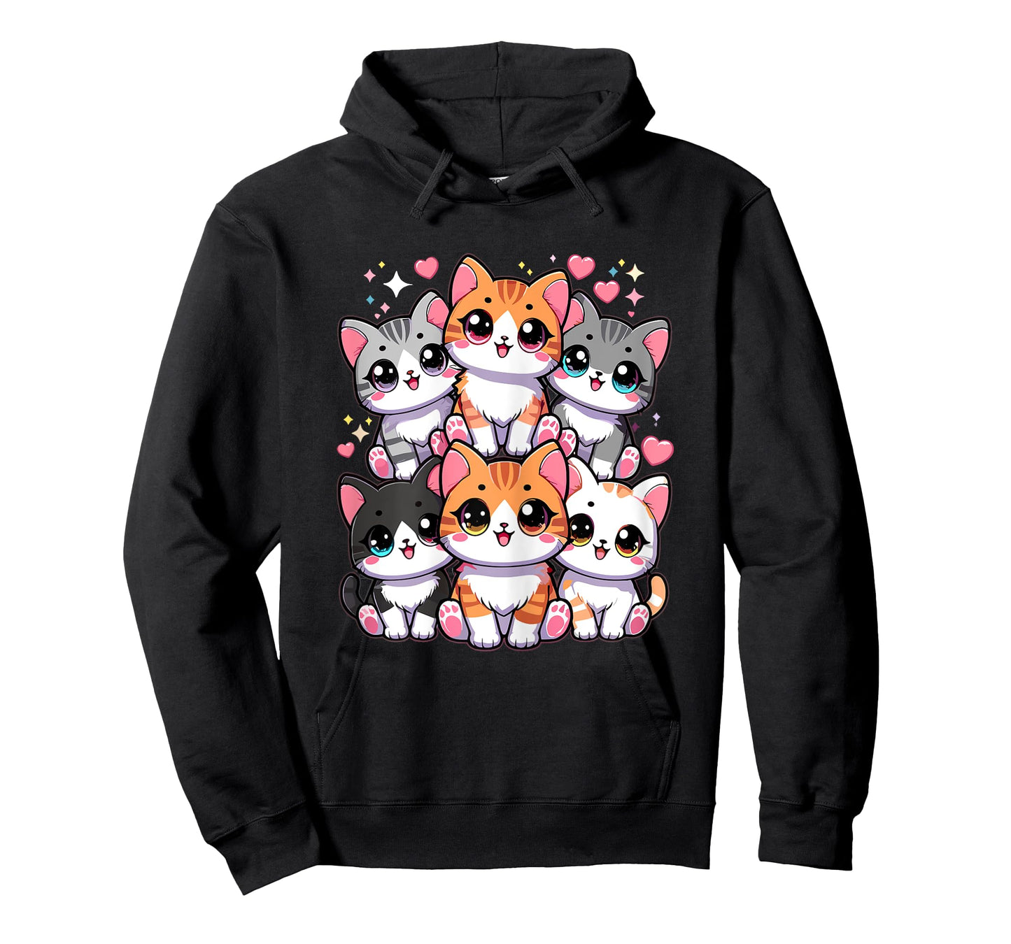 Cats Kawaii Funny Kitten Cat Women Kids T-Shirt