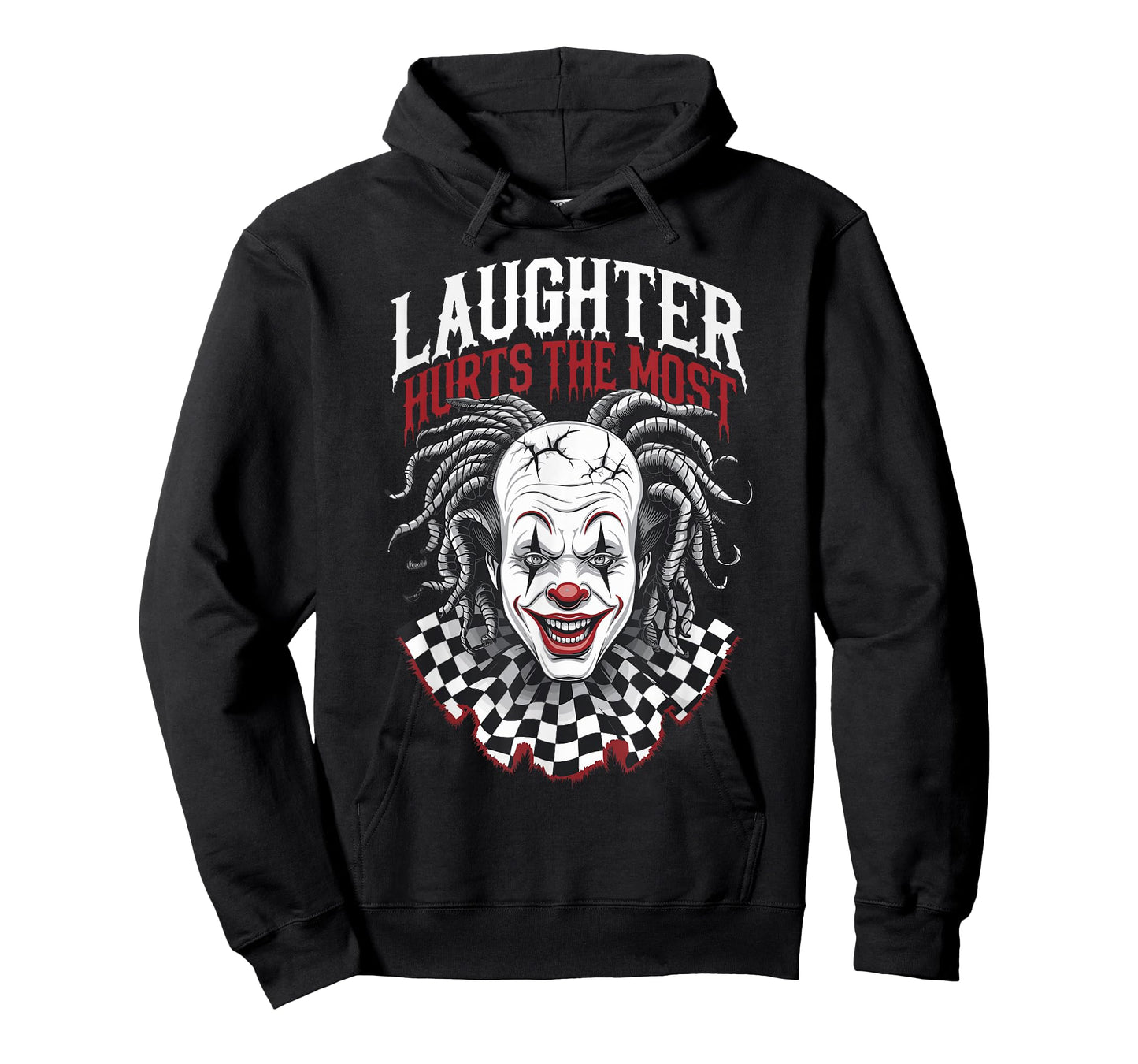 Terrifying Clown Face Killer Clown Costume Horror Vibes T-Shirt