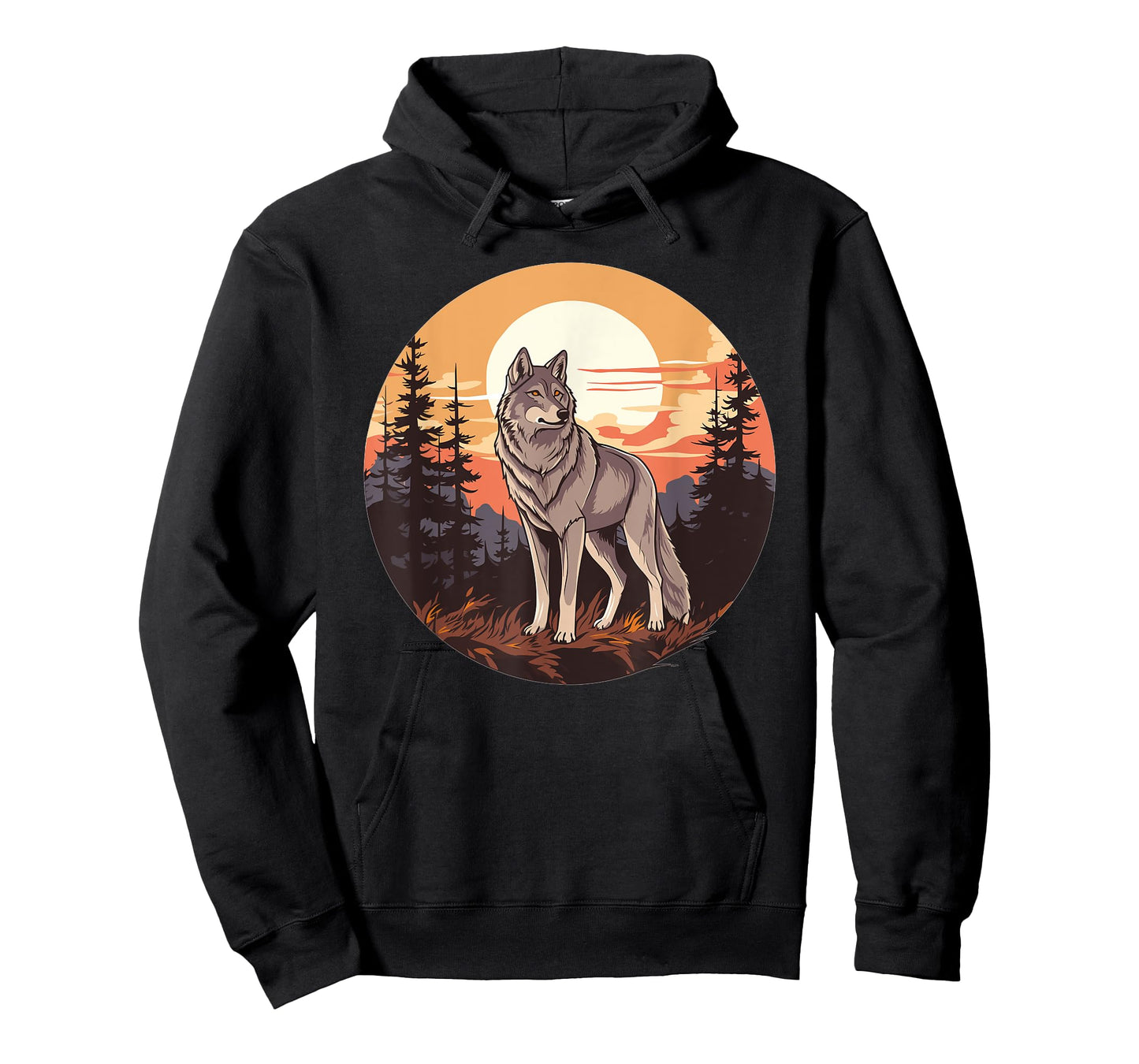 Wolf In The Forest I Kids Wolf T-Shirt