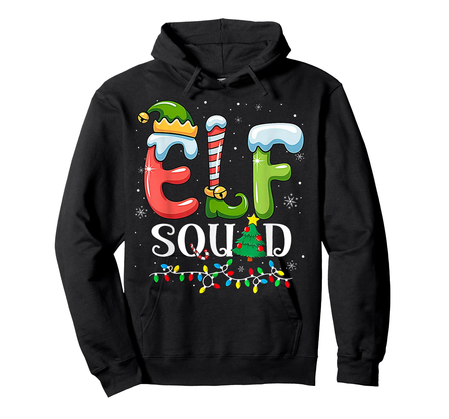 Elf Squad Christmas Family Matching Pajamas Elf Boys Kid Men T-Shirt