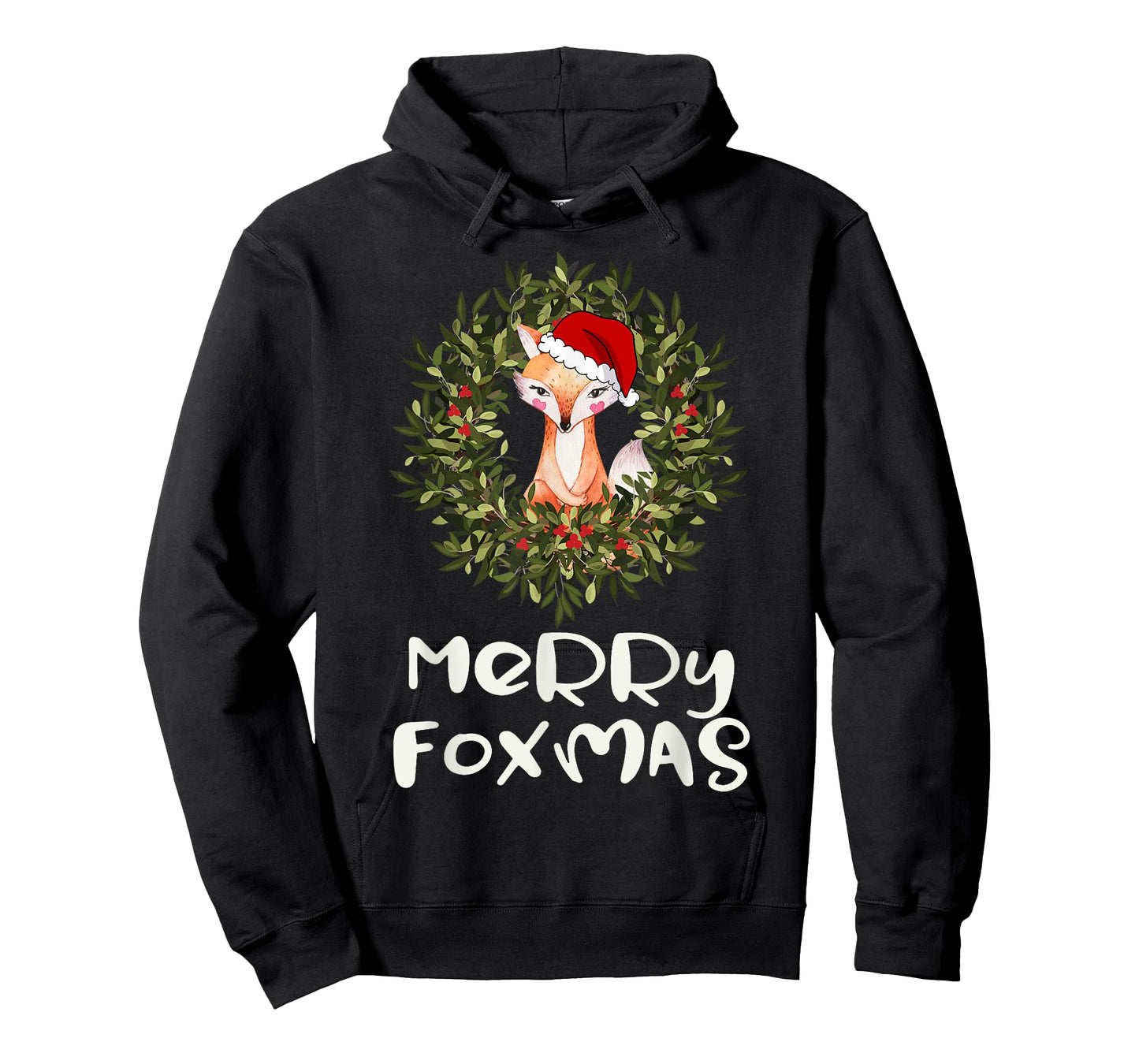 Cute Santa Fox Xmas Merry Foxmas T-Shirt