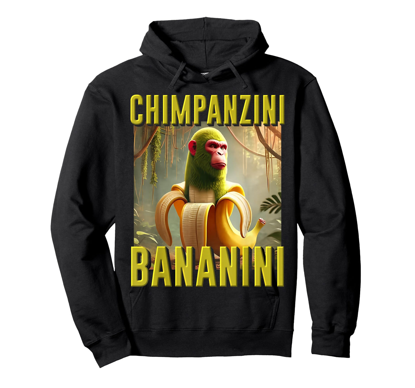 Internet Meme Hilarious AI Monster Joke Chimpanzini Bananini T-Shirt