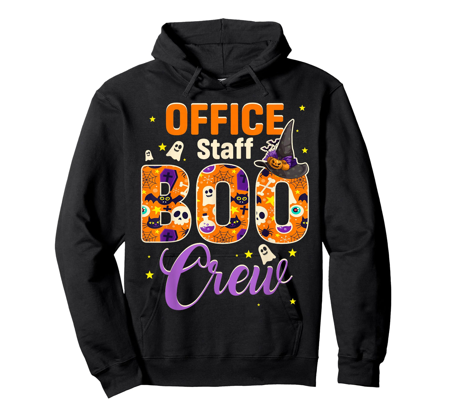 Office Staff Boo Crew Funny Halloween Matching Costume T-Shirt