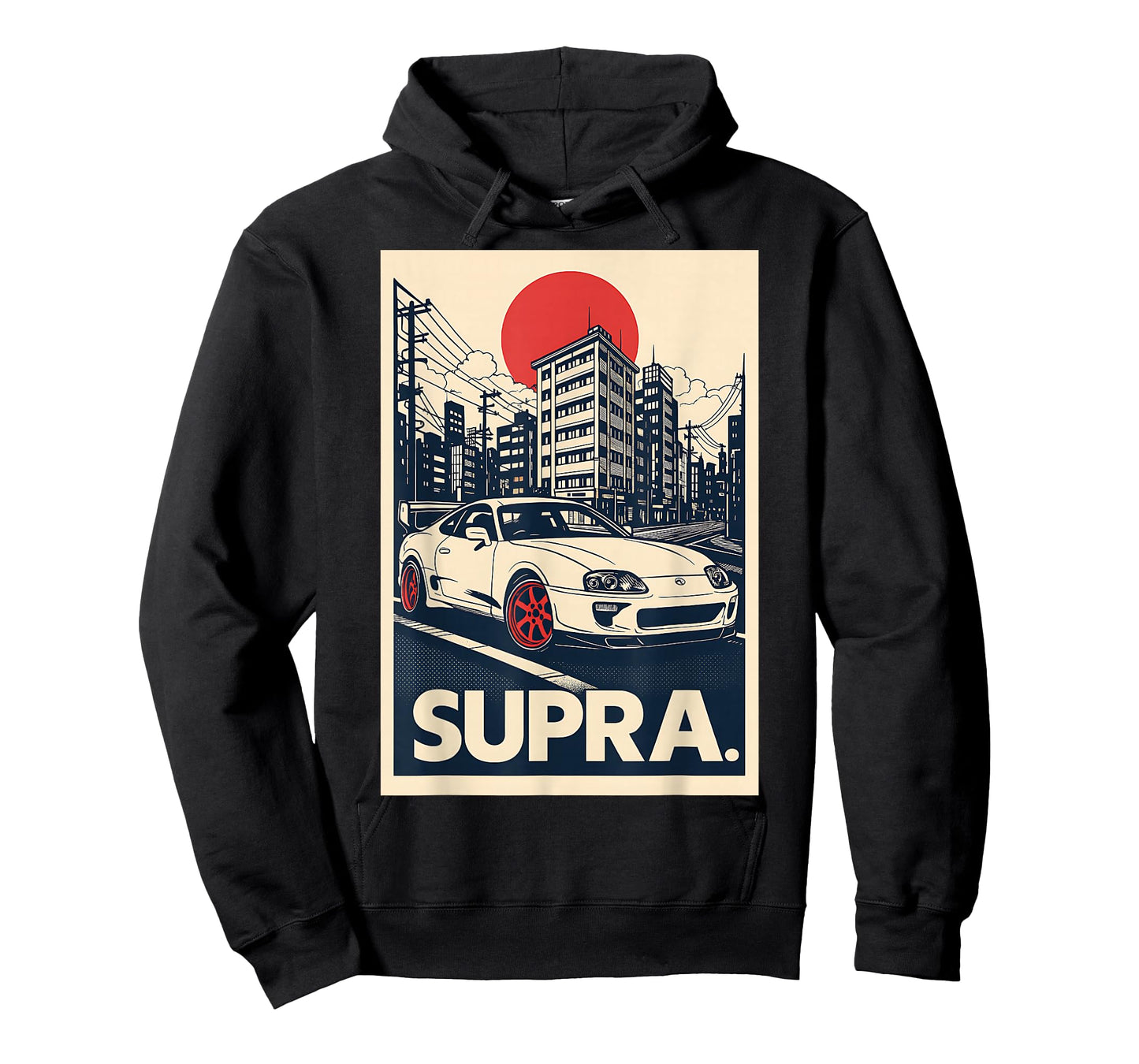 Japanese Cars Retro JDM Street Scene Tuner Car Art T-Shirt
