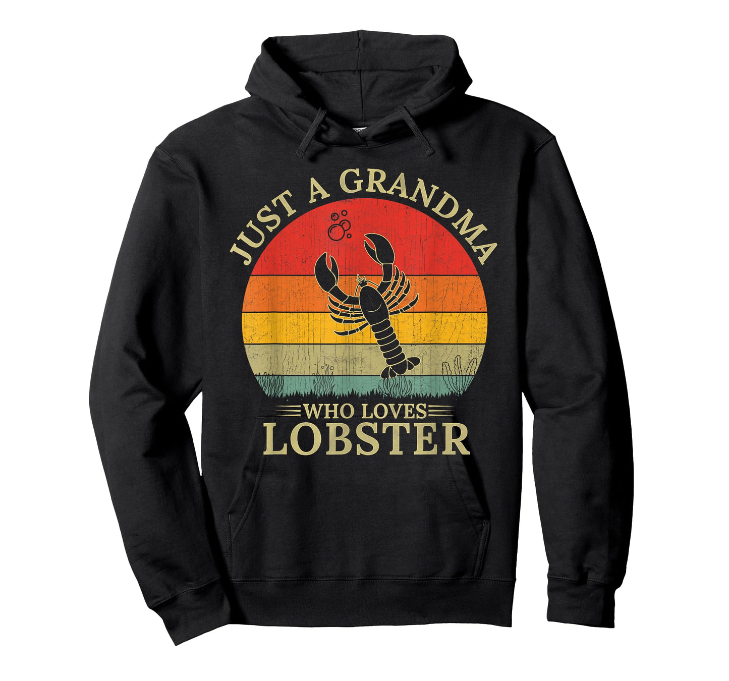 Retro Lobster Design Just A Grandma Who Loves Lobster T-Shirt