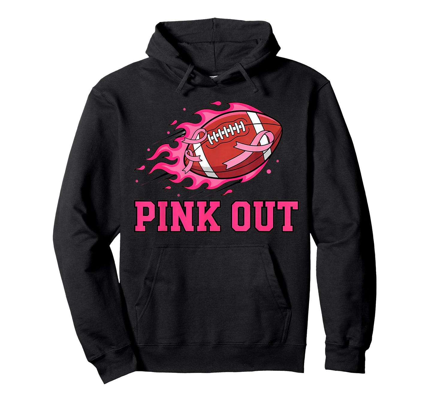 October Pink Out Football Breast Cancer Awareness Men Women T-Shirt