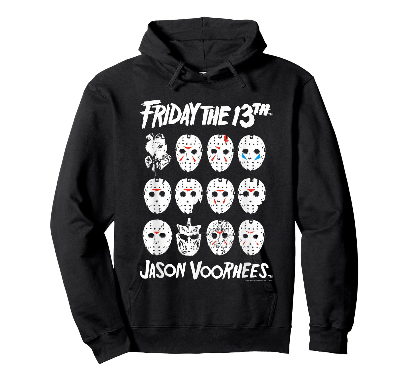 Friday The 13th The Masks of Jason Voorhees Horror Movie T-Shirt