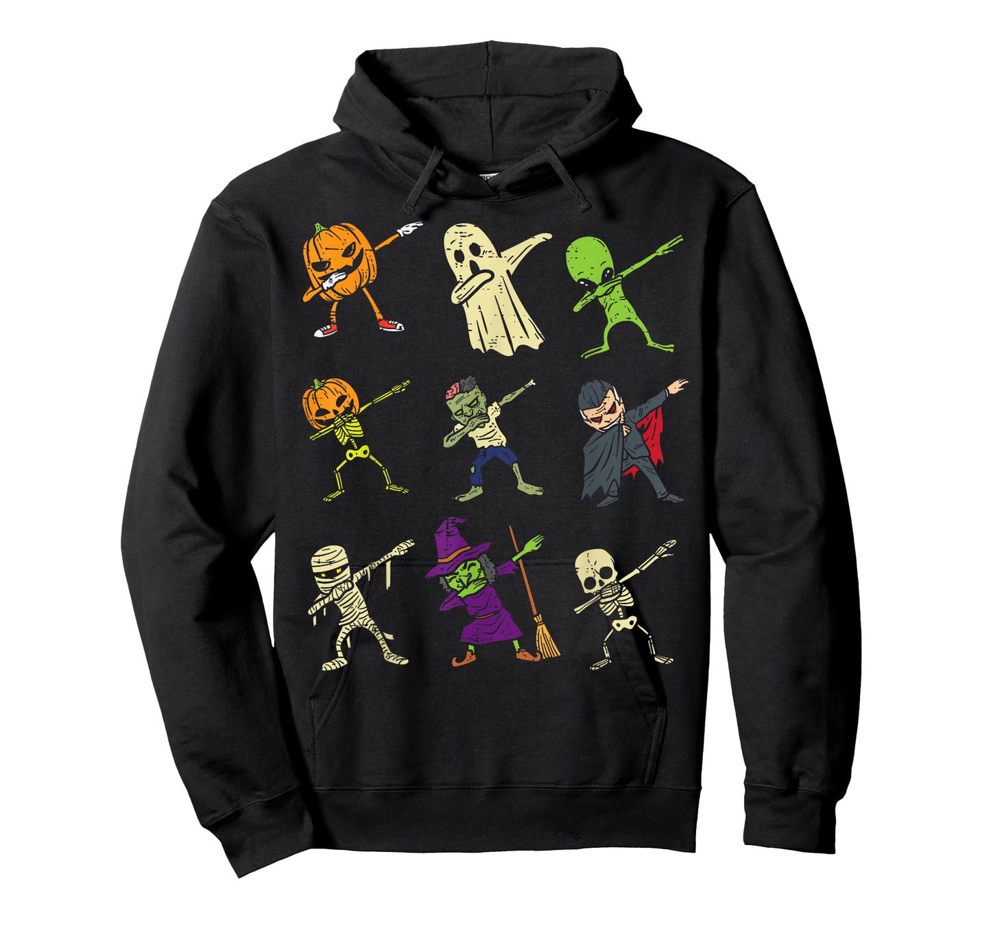 Dab Pumpkin Skeleton Ghost Alien Zombie Halloween Boys Kids T-Shirt
