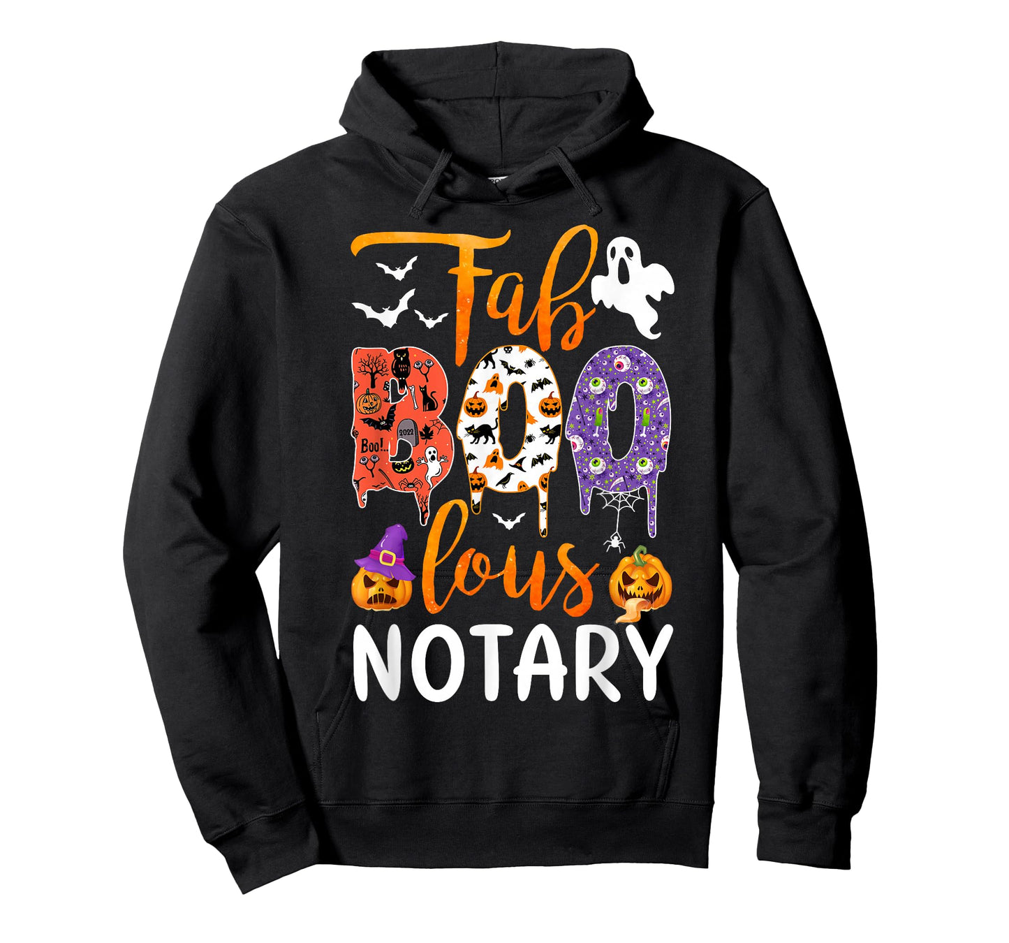Fab Boo Lous Notary Boo Ghost Pumpkin Halloween T-Shirt