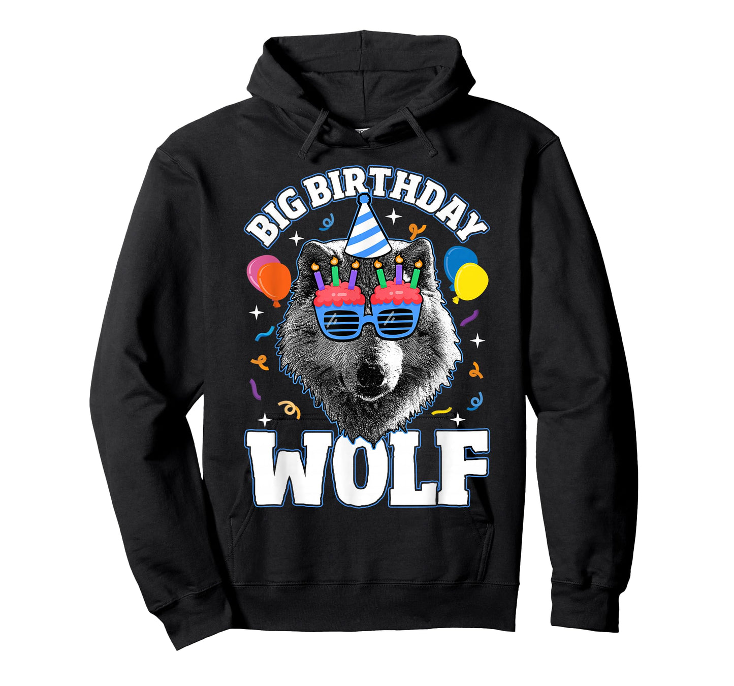 Big Birthday Wolf for Wolves Themed Birthday Wolf Lovers T-Shirt