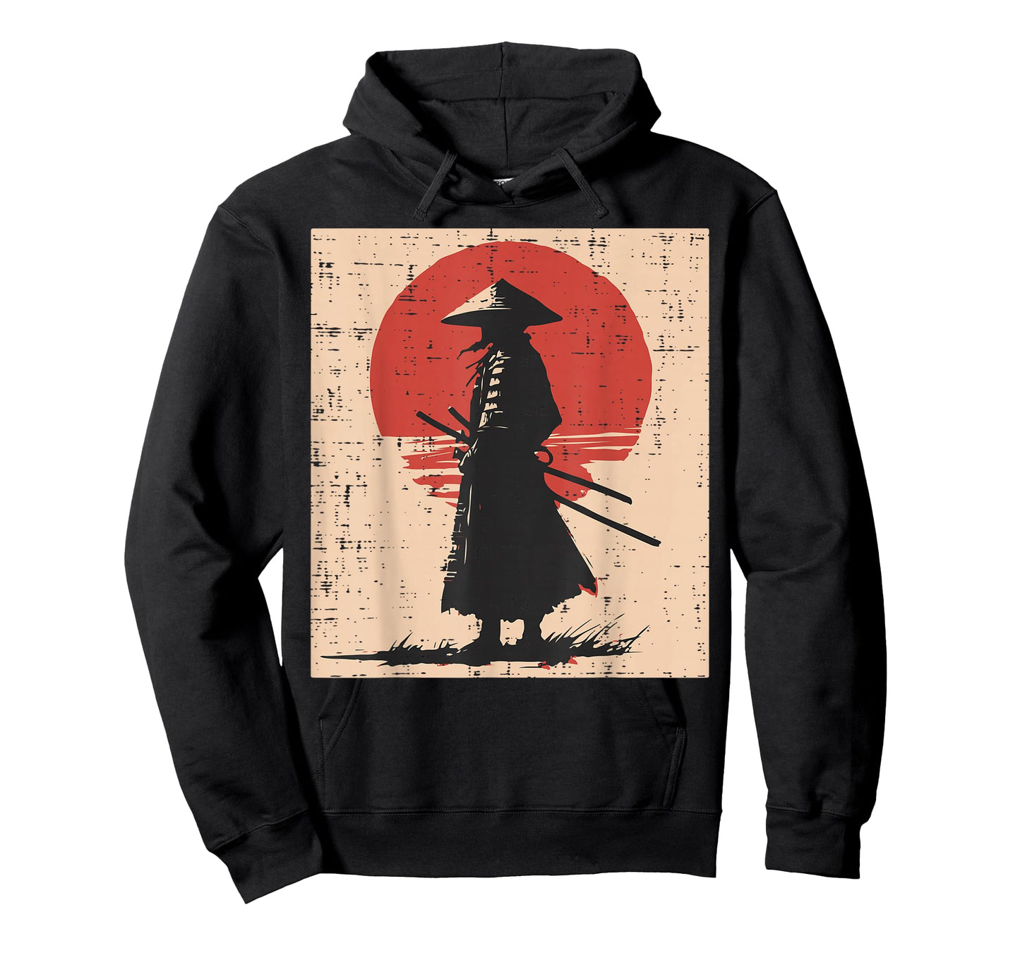Japanese Samurai Red Sun Vintage Art Men Boys Kids Women T-Shirt