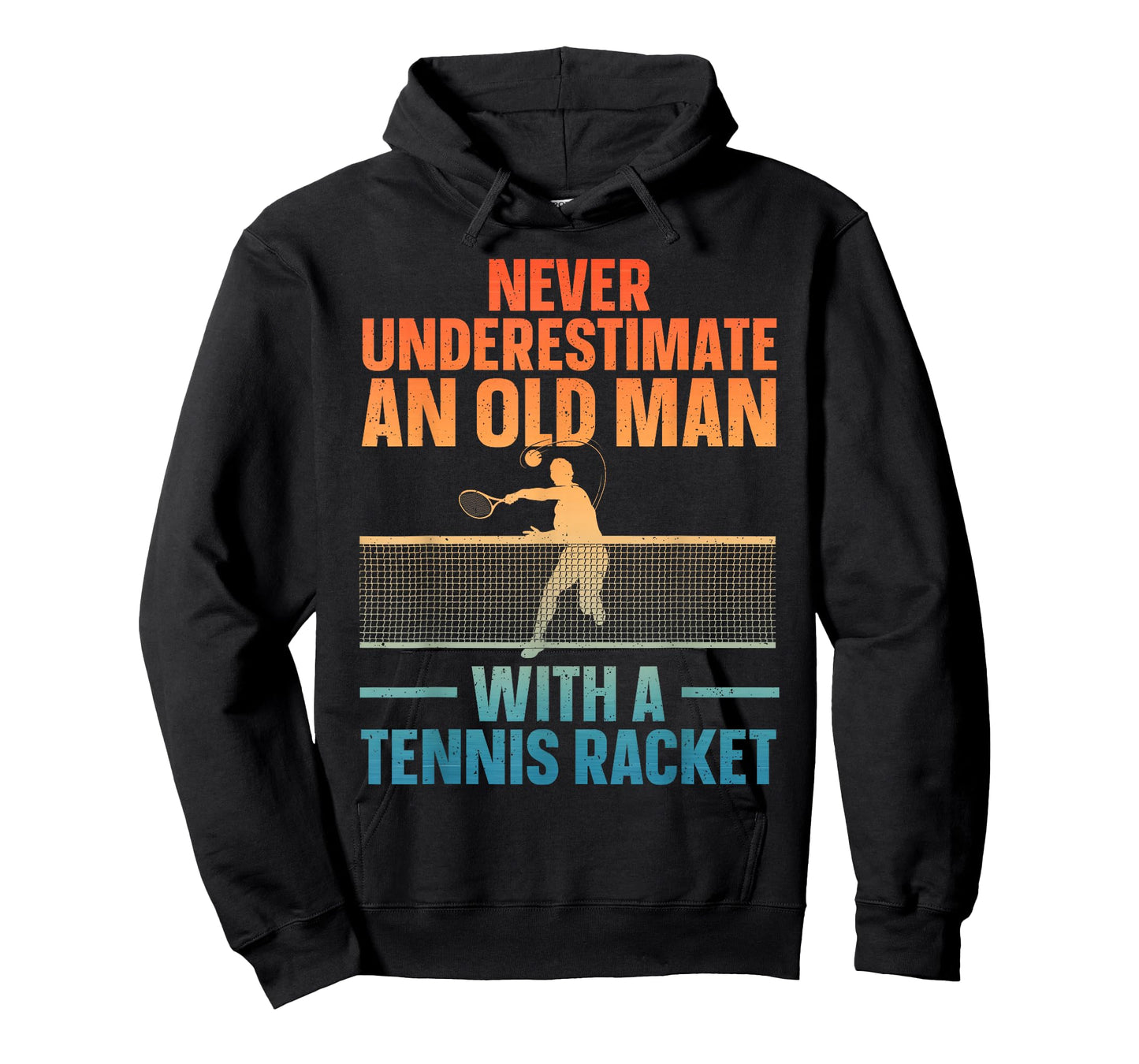 Best Tennis Art For Men Grandpa Tennis Lover Tennis Player T-Shirt