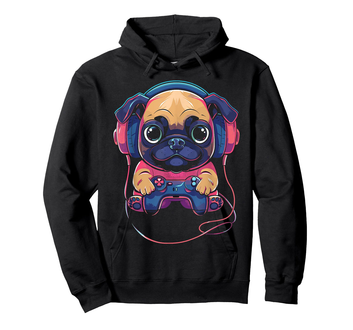 Gamer Pug Gaming Pugs Video Game Dog Lover For Boys Girls T-Shirt
