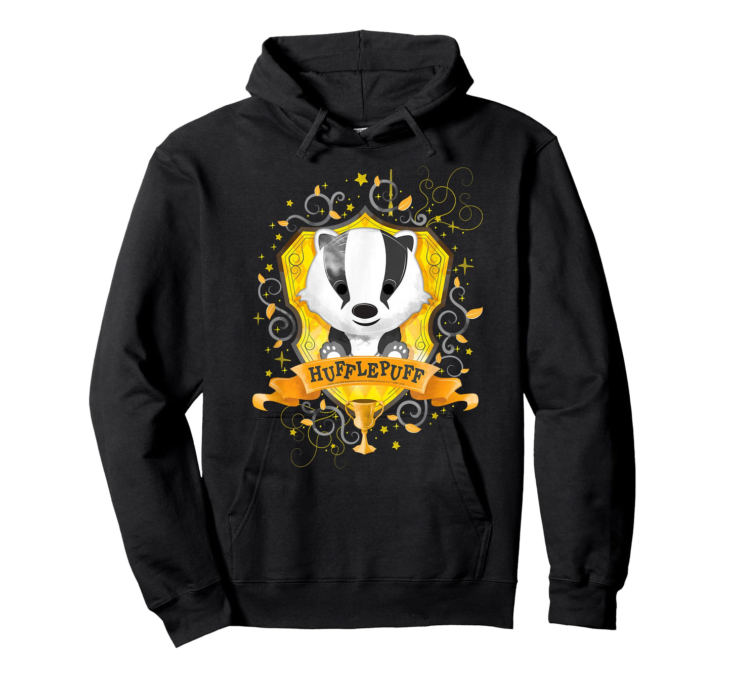 Harry Potter Watercolor Hufflepuff Crest T-Shirt