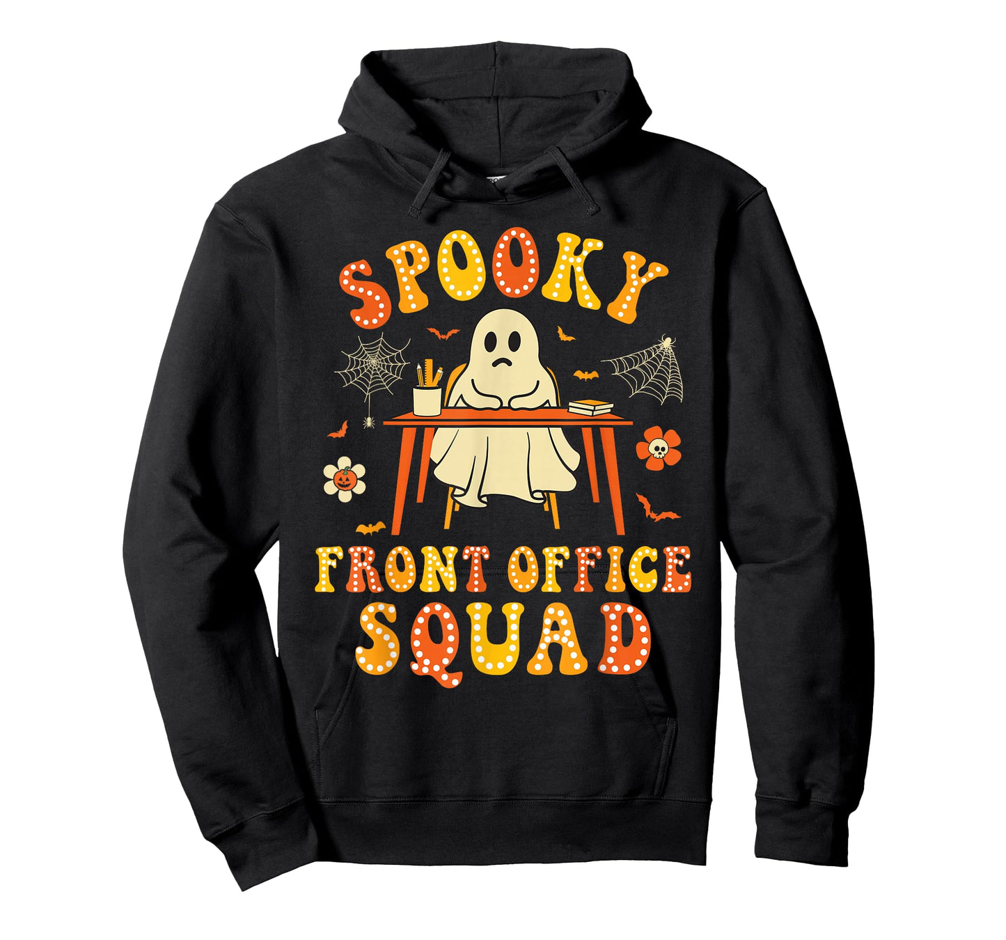 Spooky School Front Office Squad Halloween Ghost Men Women T-Shirt