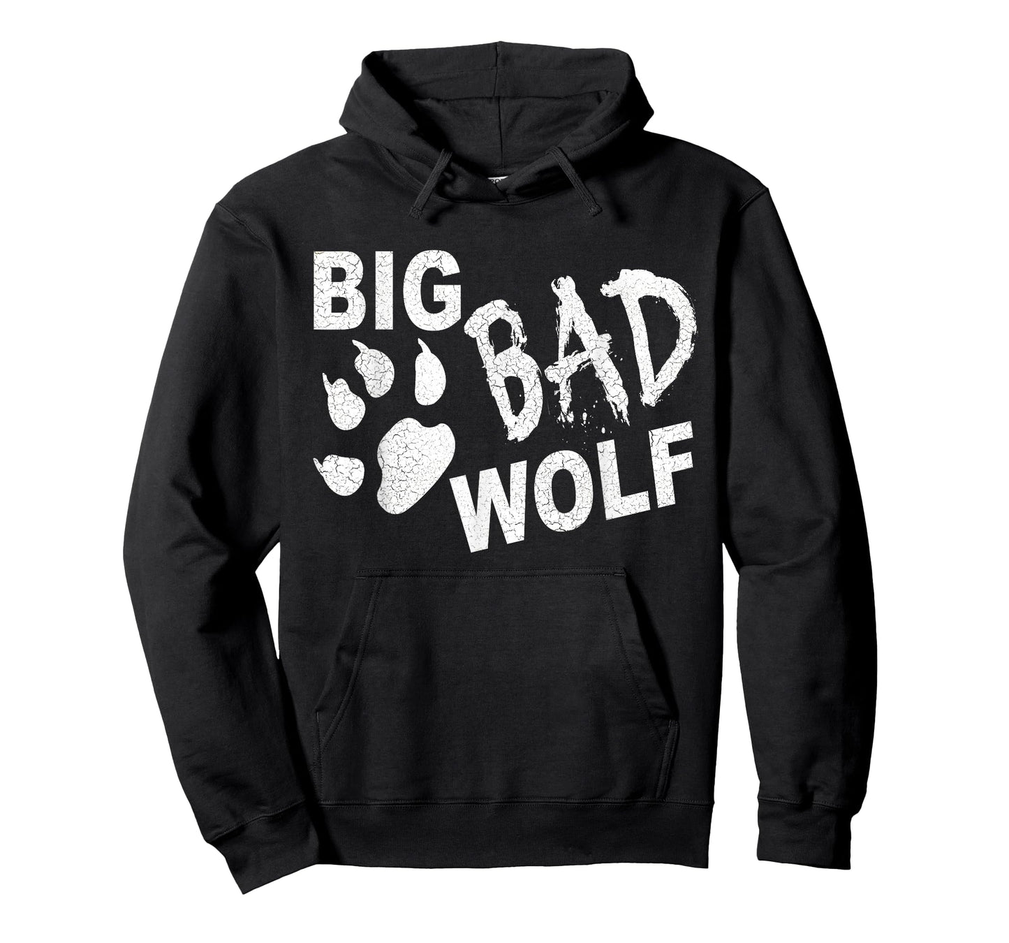 Big Bad Wolf Paw Distressed White Funny Novelty T Shirt T-Shirt