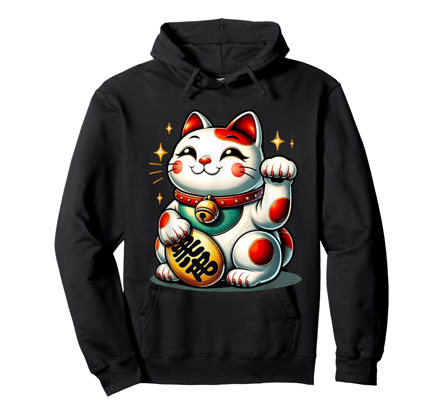 Maneki-Neko Lucky Cat Money Kitten Good Luck Charm Japan T-Shirt