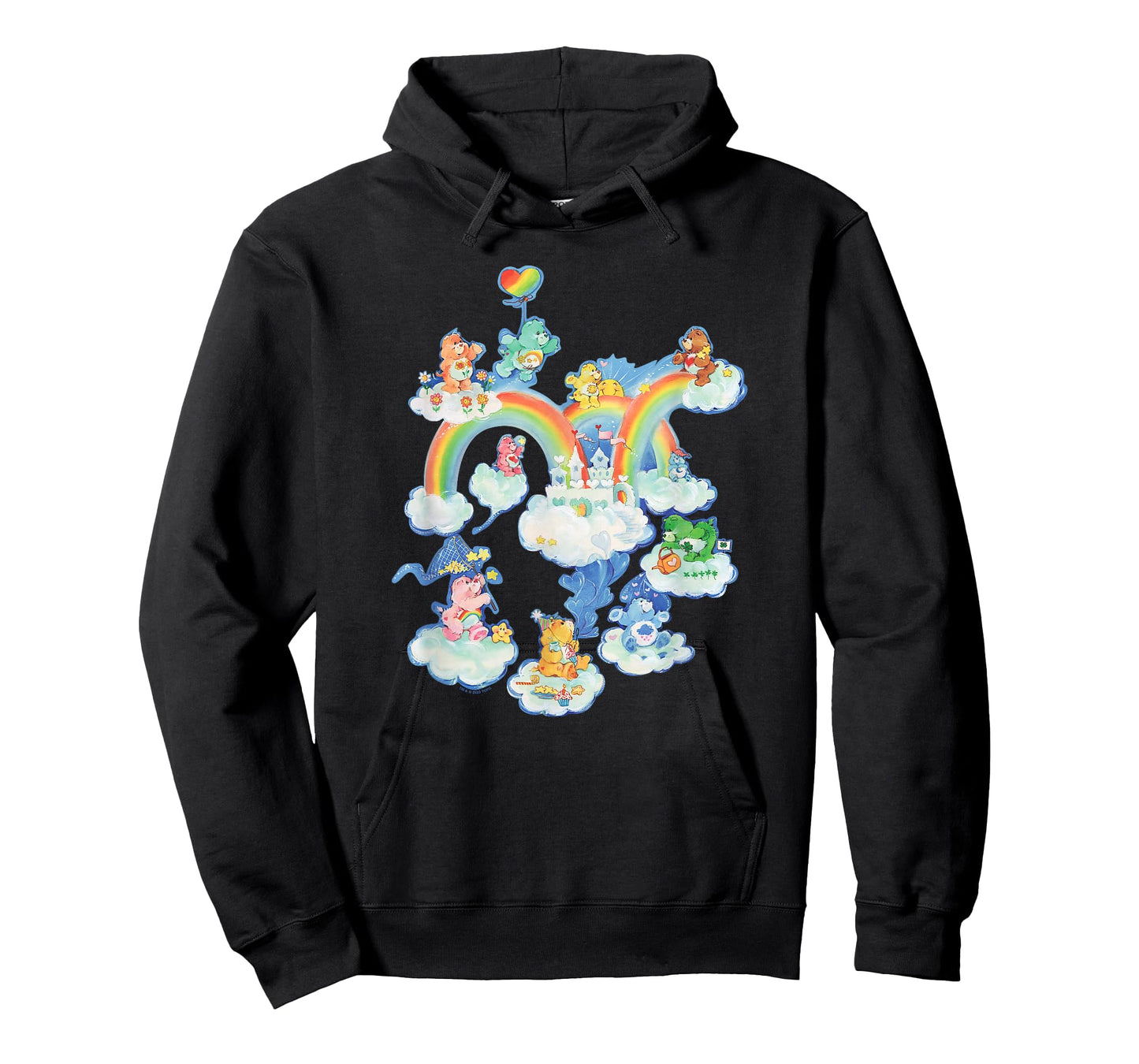 Care Bears Kingdom of Caring Vintage Rainbow City Group Shot T-Shirt