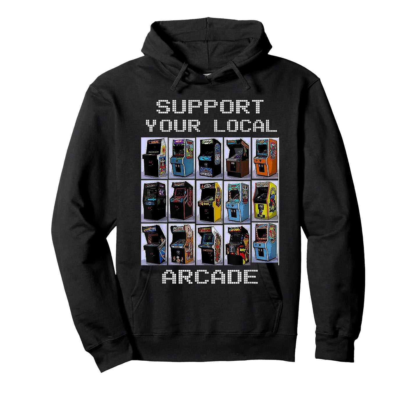 Vintage Support Your Local Arcade Made in the 80s 90s T-Shirt