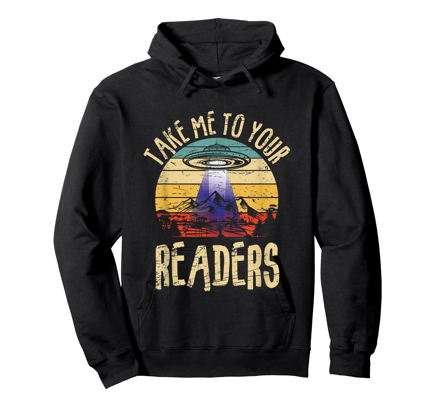 Vintage Take Me To Your Readers English Teacher Alien Space Men Women T-Shirt