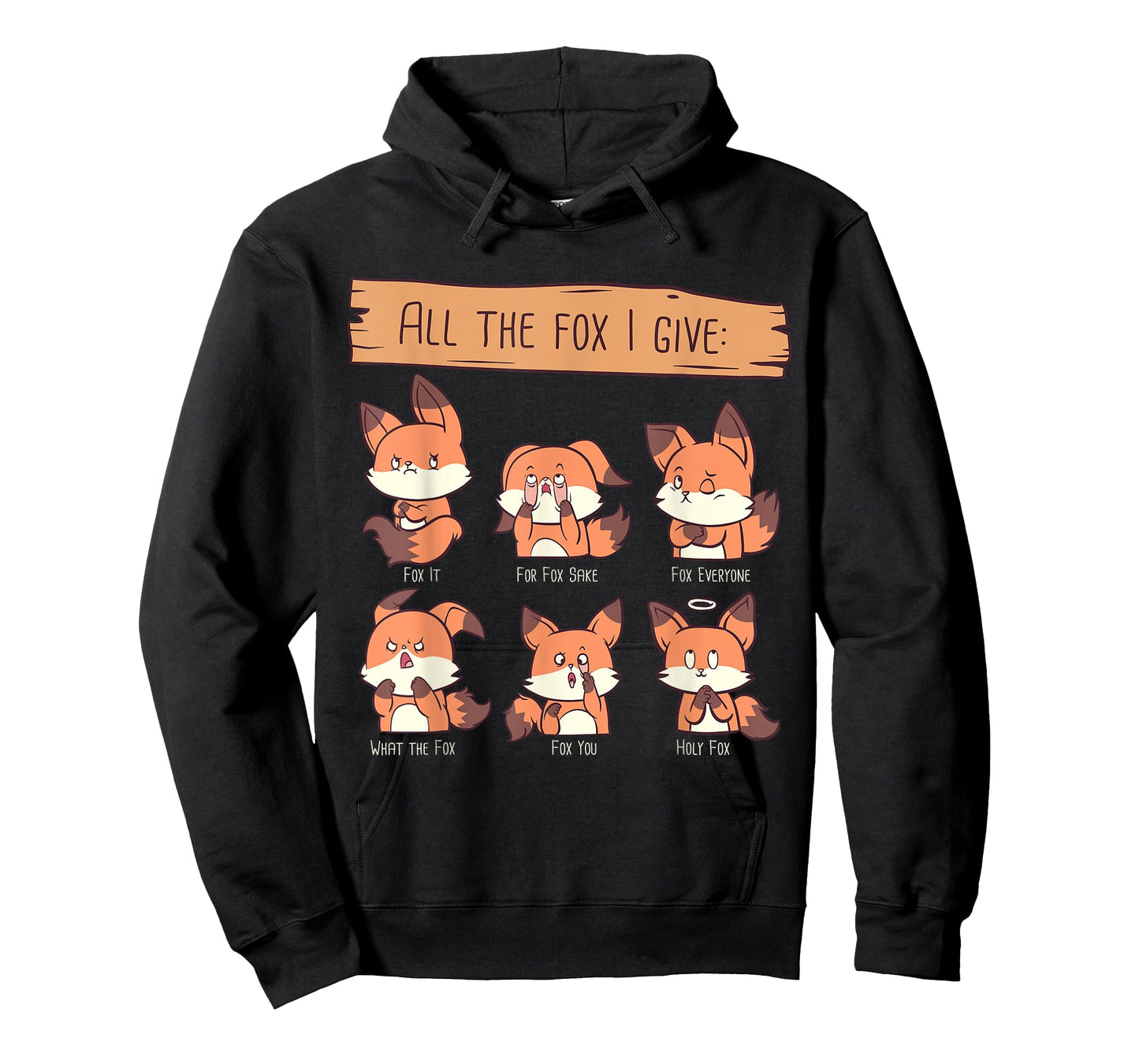 Look At All The Fox I GIve Funny Red Foxes No Fox Given T-Shirt