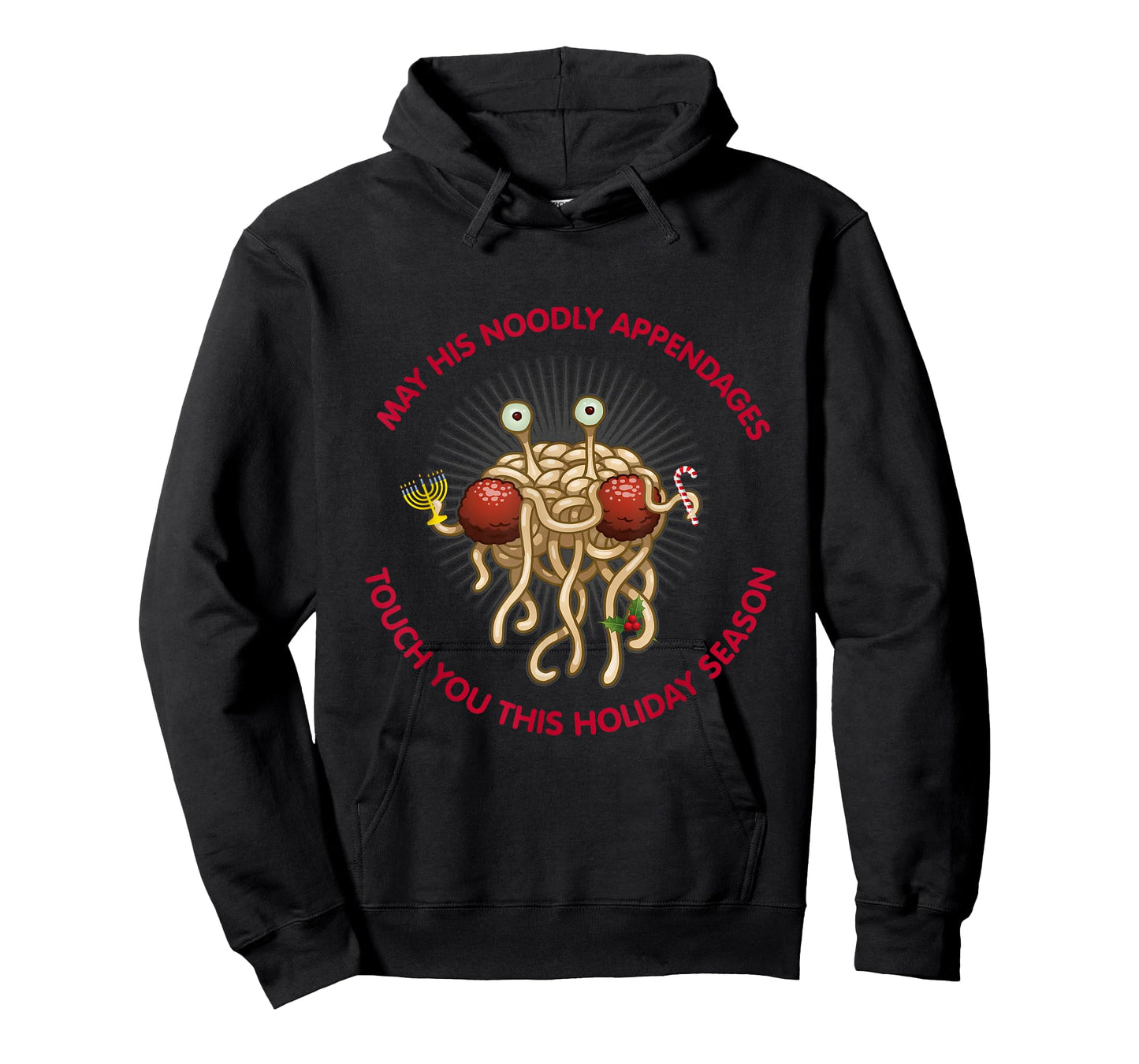 Flying Spaghetti Monster Holiday Pastafarianism Christmas T-Shirt