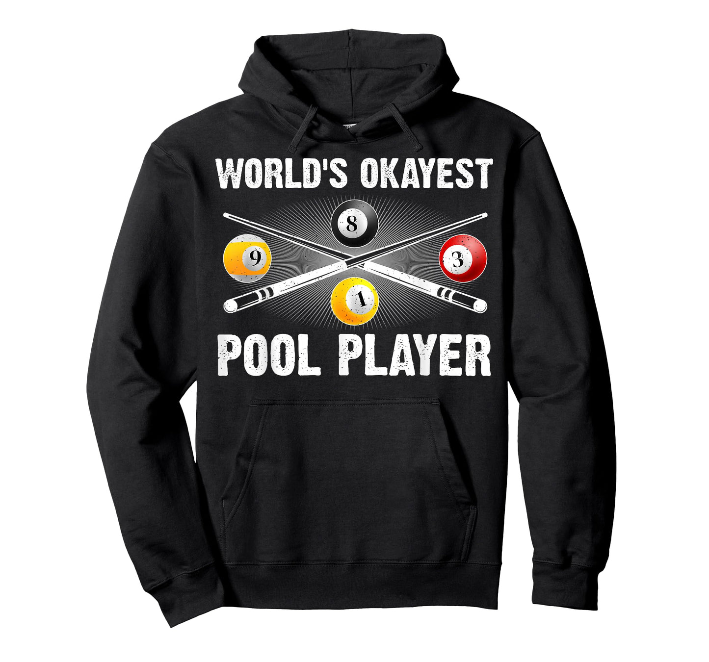 Cool Pool Player Art for Men Women Pool Game Billiard Lover T-Shirt