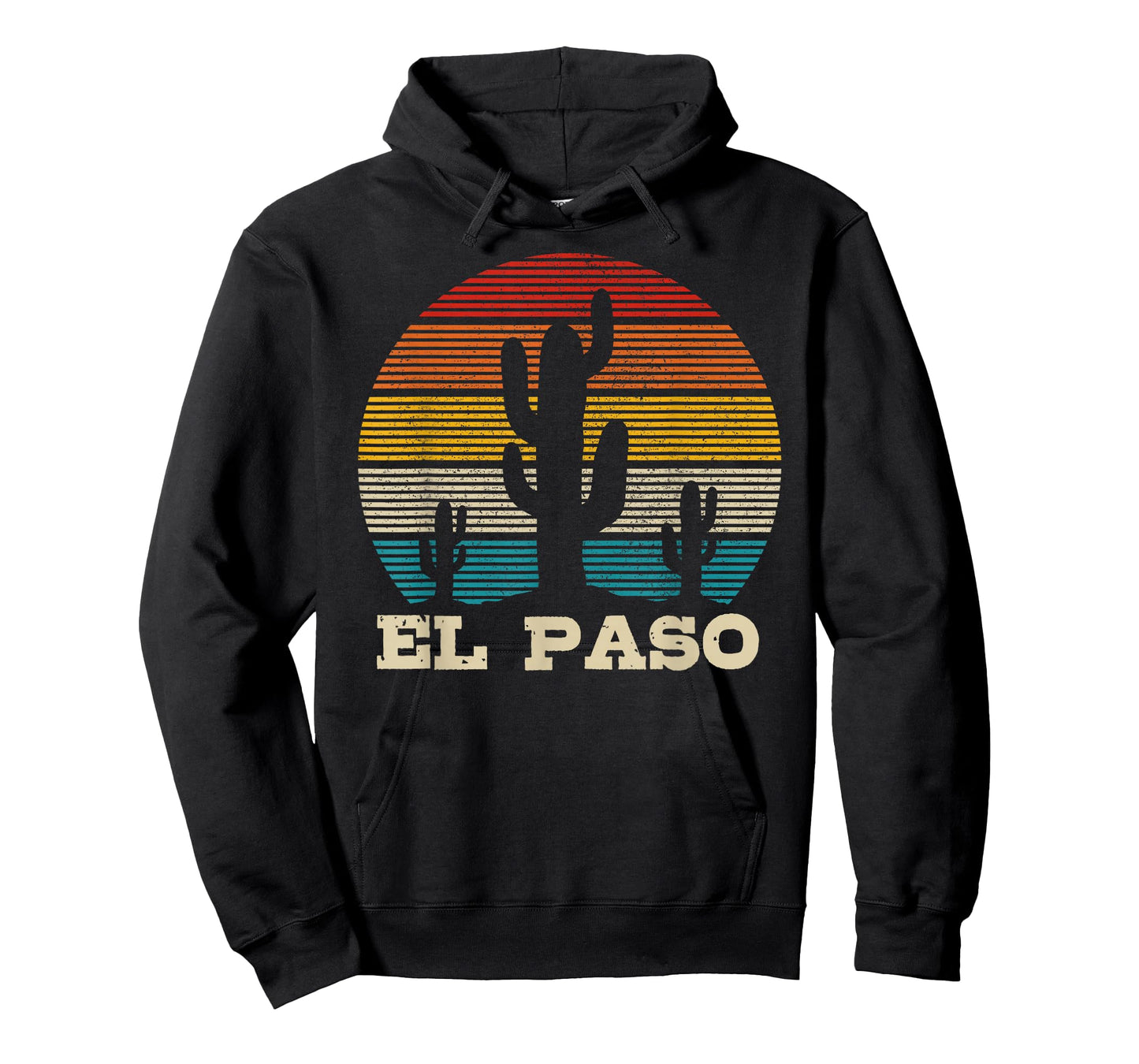 El Paso Texas Cactus Vintage Retro Desert Souvenir Gift T-Shirt