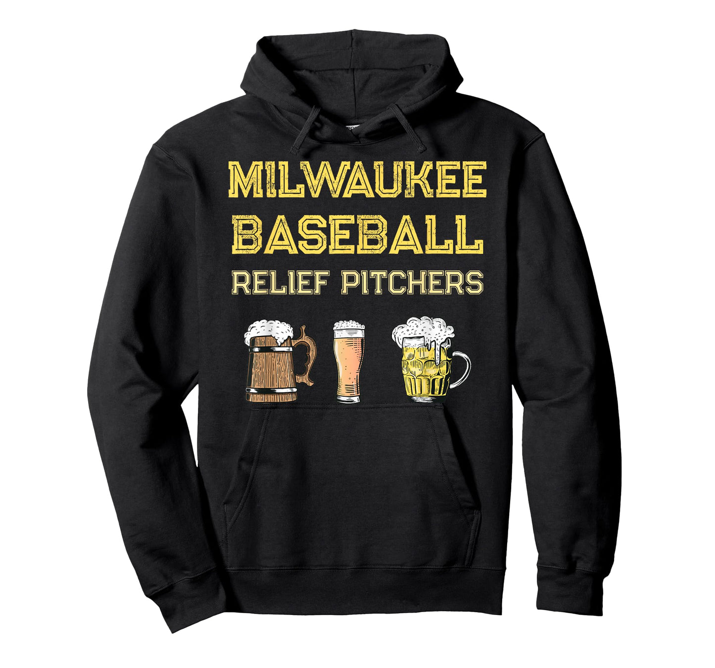 Classic Milwaukee Baseball & Beer Fan Retro Wisconsin T-Shirt