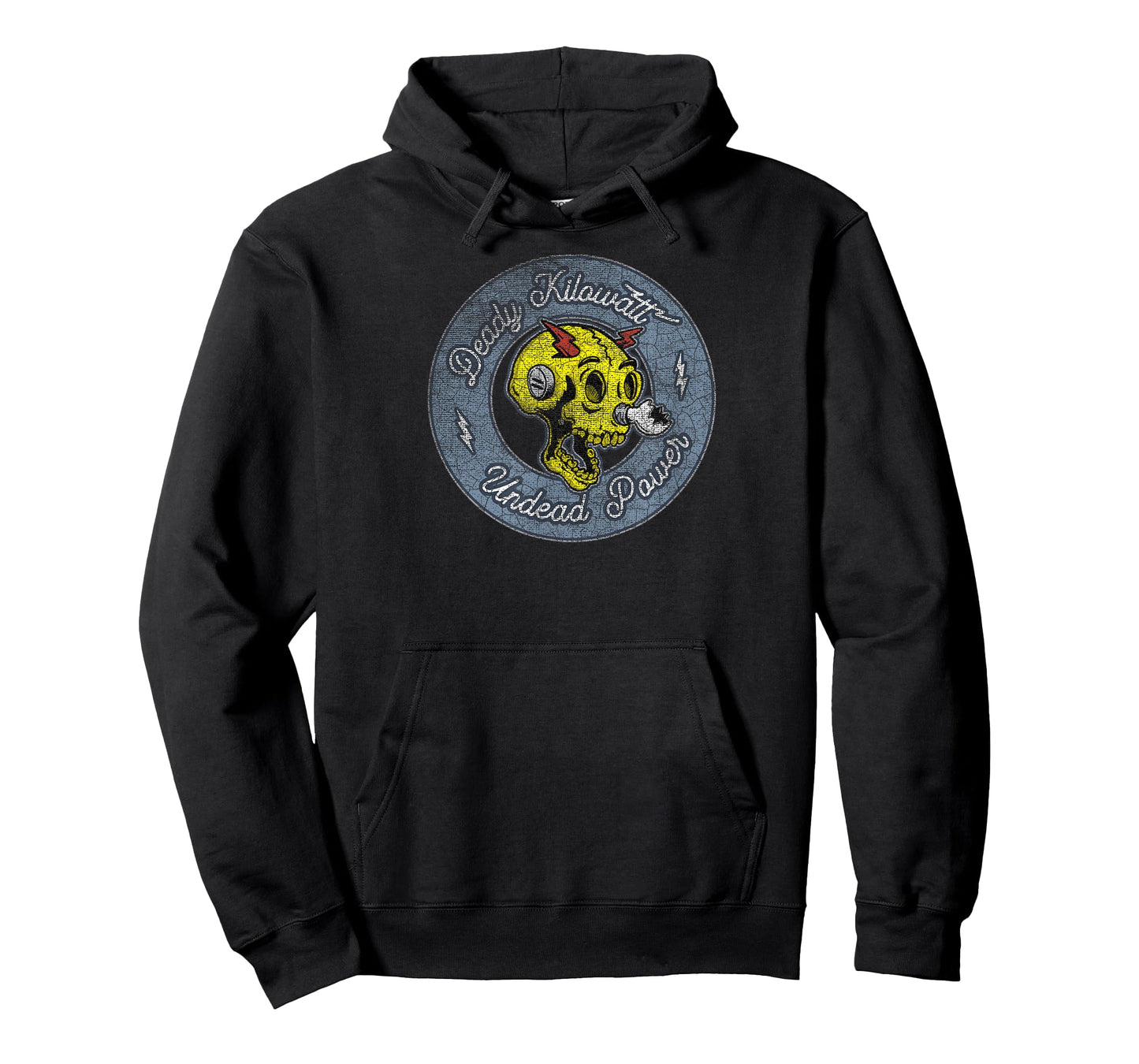 Deady Kilowatt Skull Zombie T-shirt T-Shirt