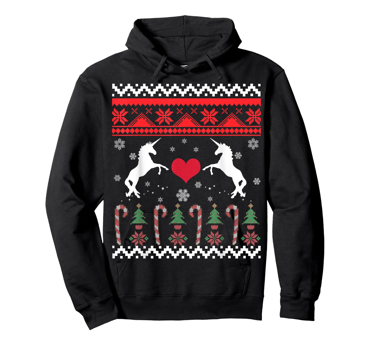 Unicorn Ugly Christmas Sweater Party T-Shirt