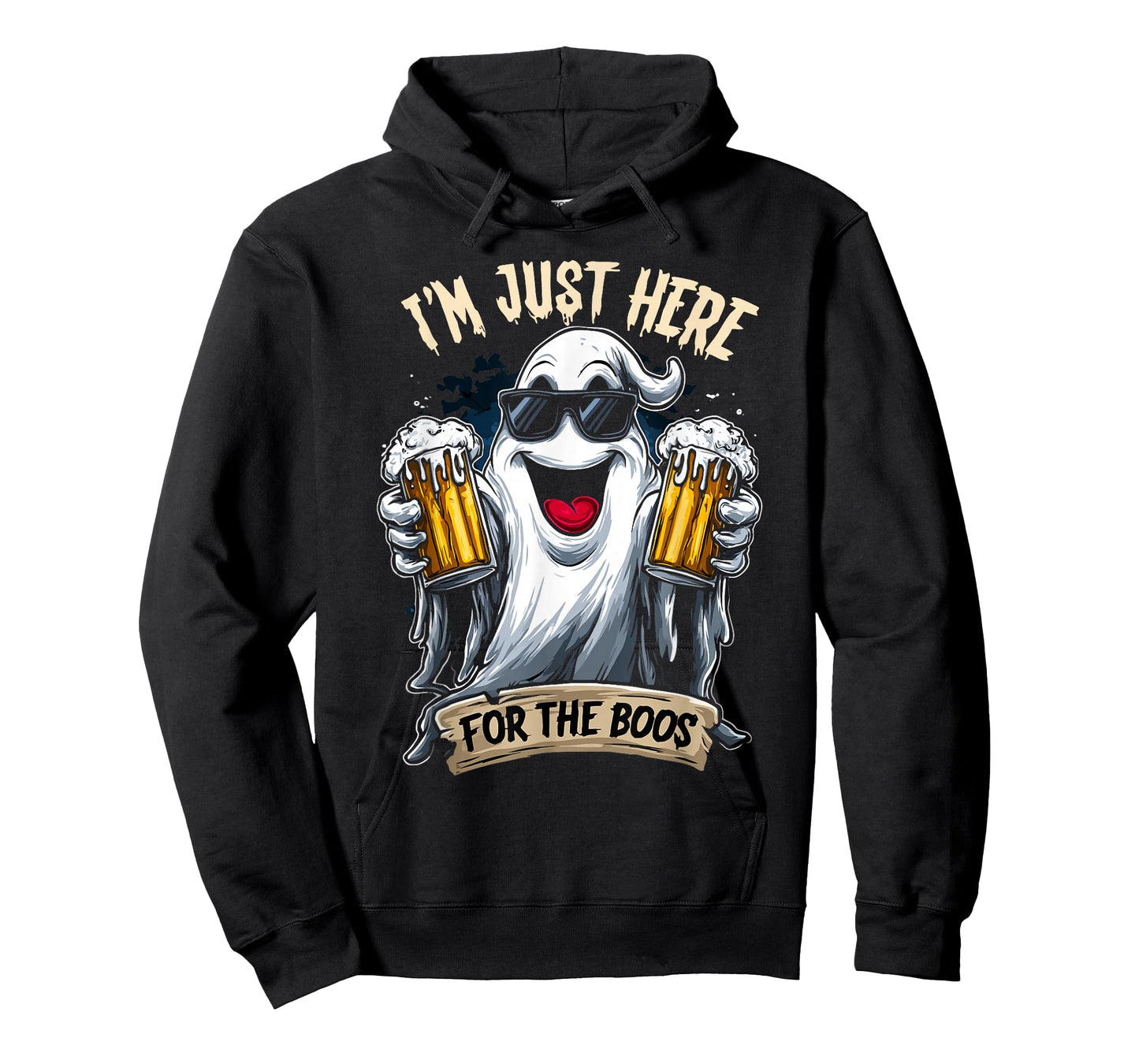 I'm just here for The boos | Funny Halloween Ghost T-Shirt