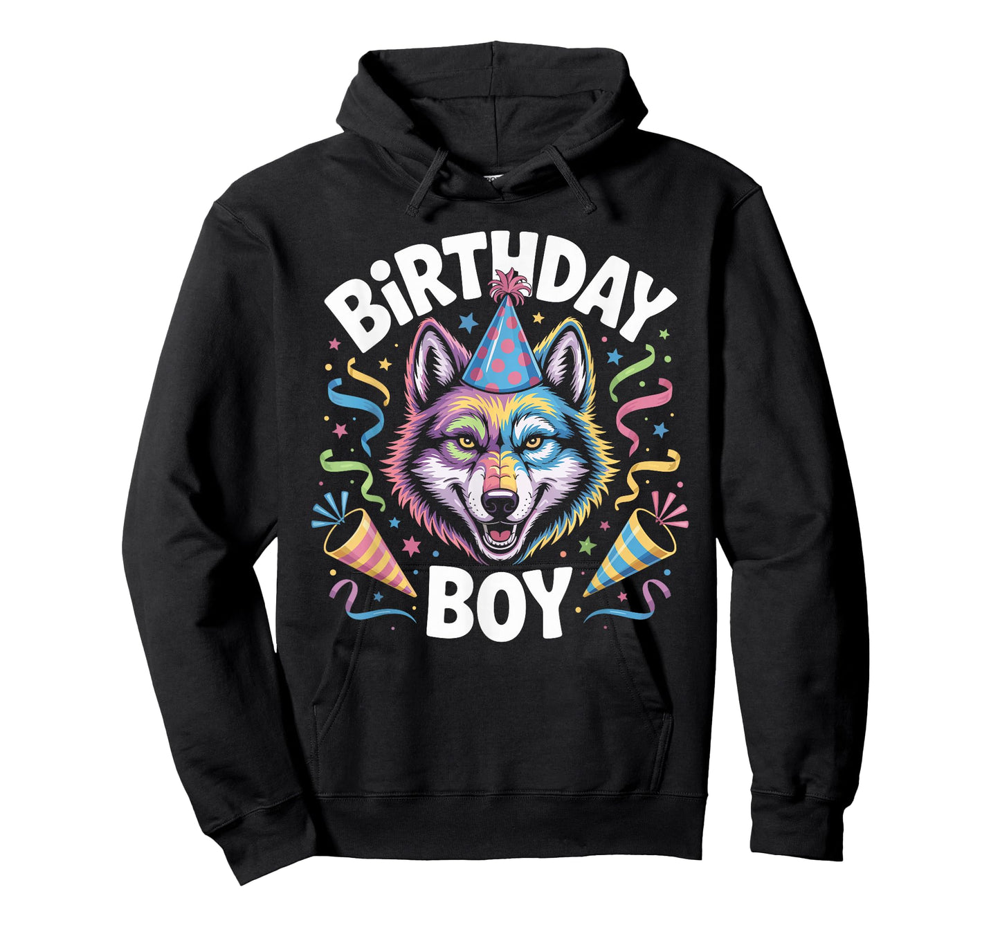 Birthday Boy WOLF Shirt Cute WOLF T Shirt for Birthday Wolve T-Shirt