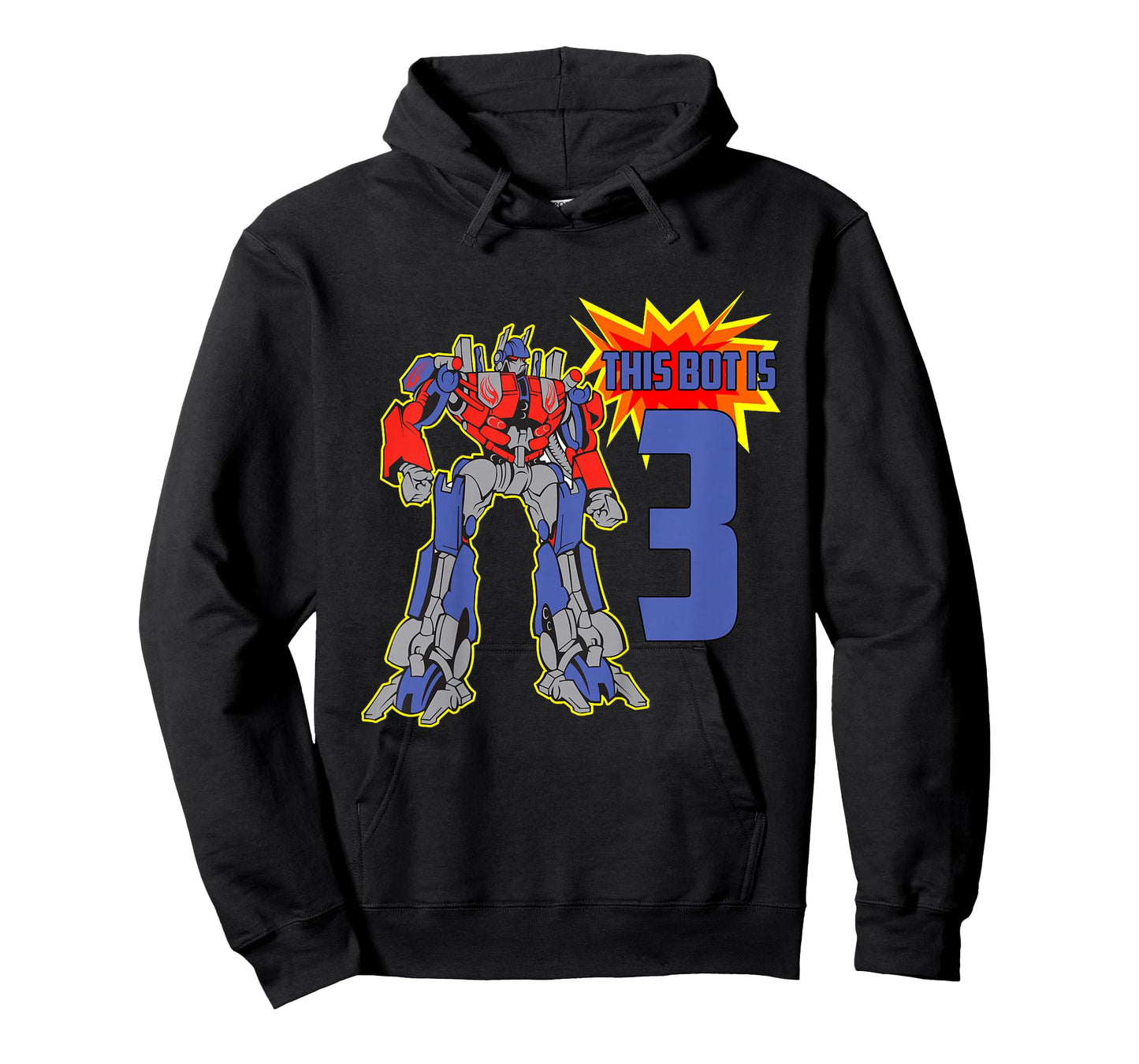 Kids 3rd Birthday Bot Robot T-Shirt for 3 Yr Old Boys Girls T-Shirt